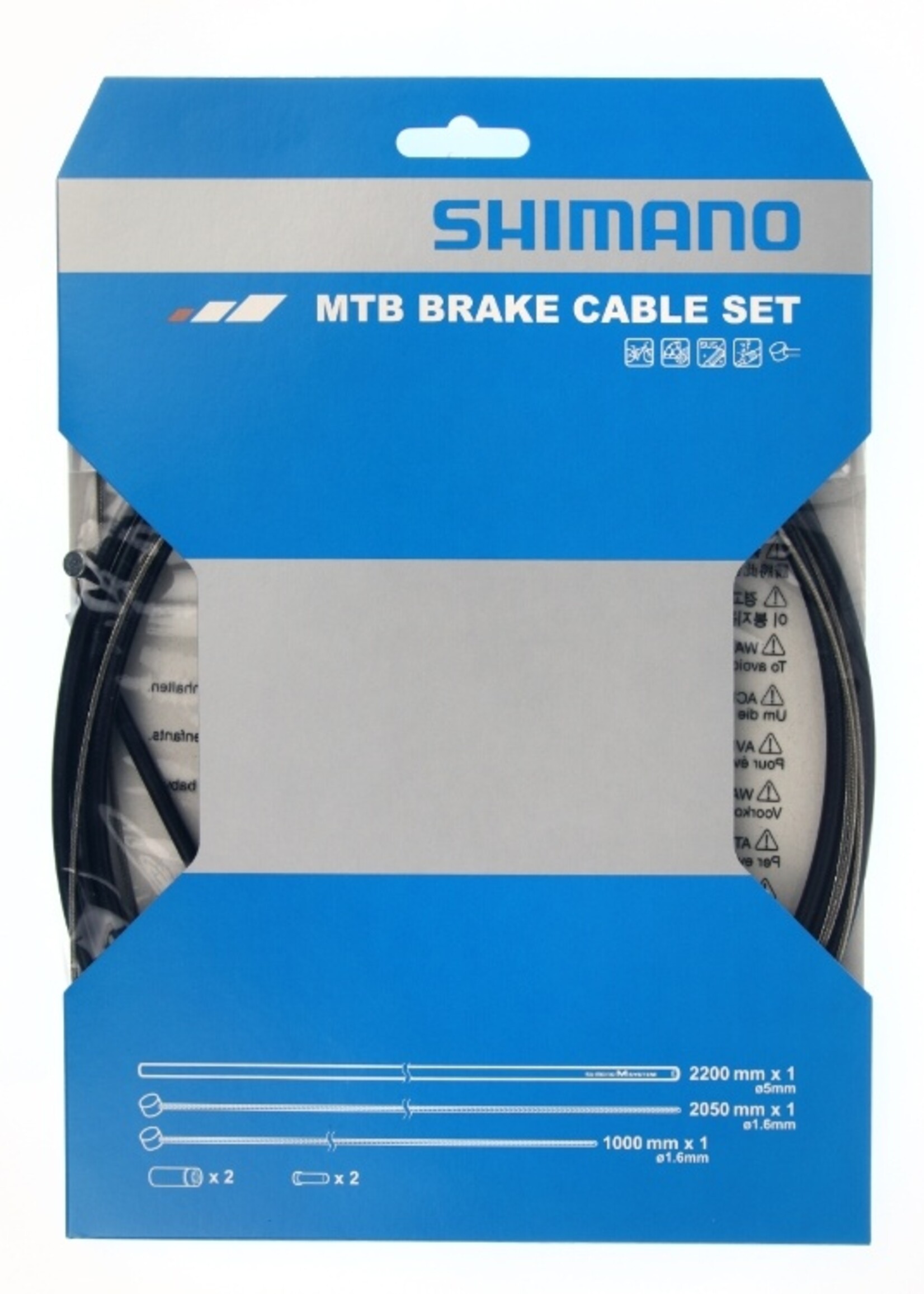 Shimano CABLE DE FRENO REVESTIDO POLIMERO NEGRO P/BC