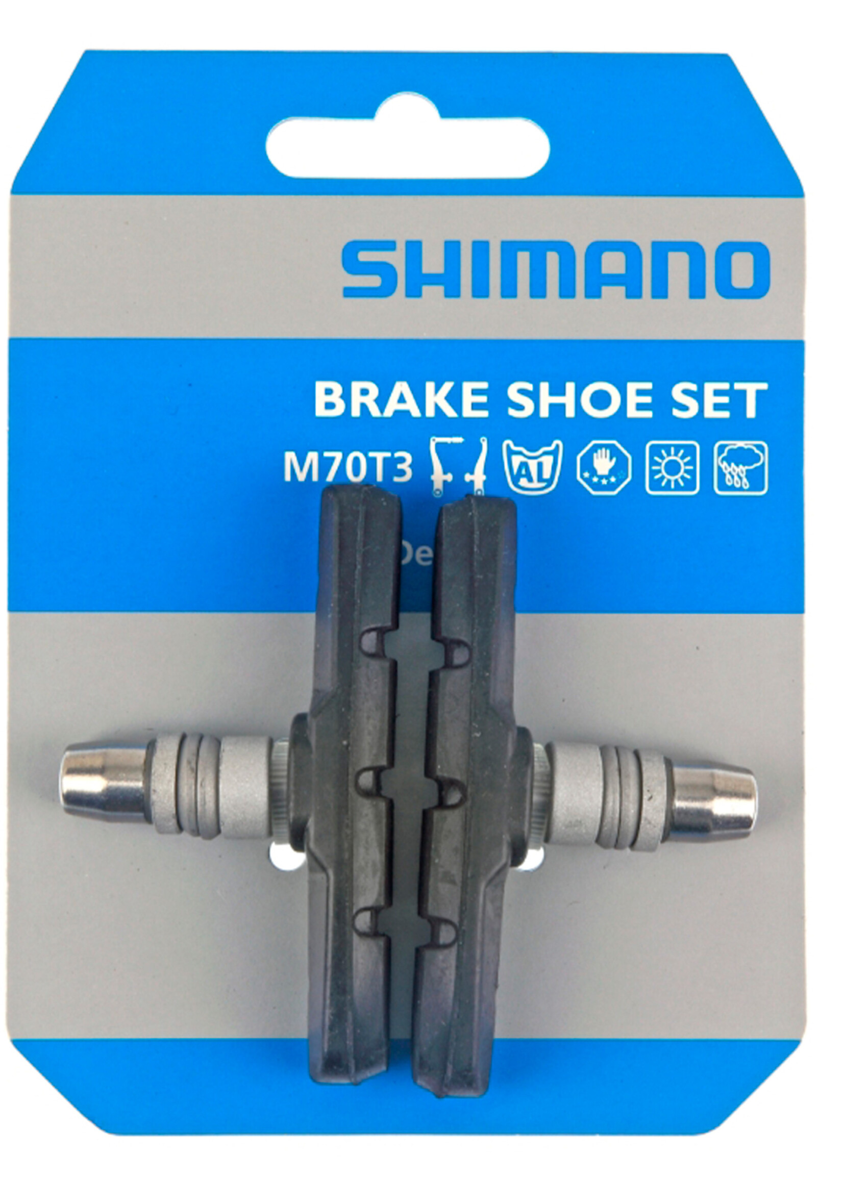 Shimano ZAPATAS DE FRENO M70T3 C/PORCA E ARRUELA