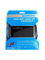 Shimano JUEGO CABLES POLIMERO/FORROS RUTA AZULES