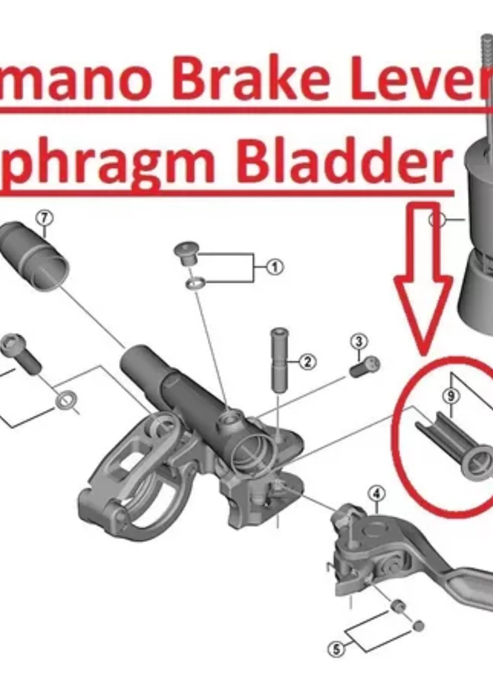 Shimano DIAFRAGMA XTR, XT,SLX