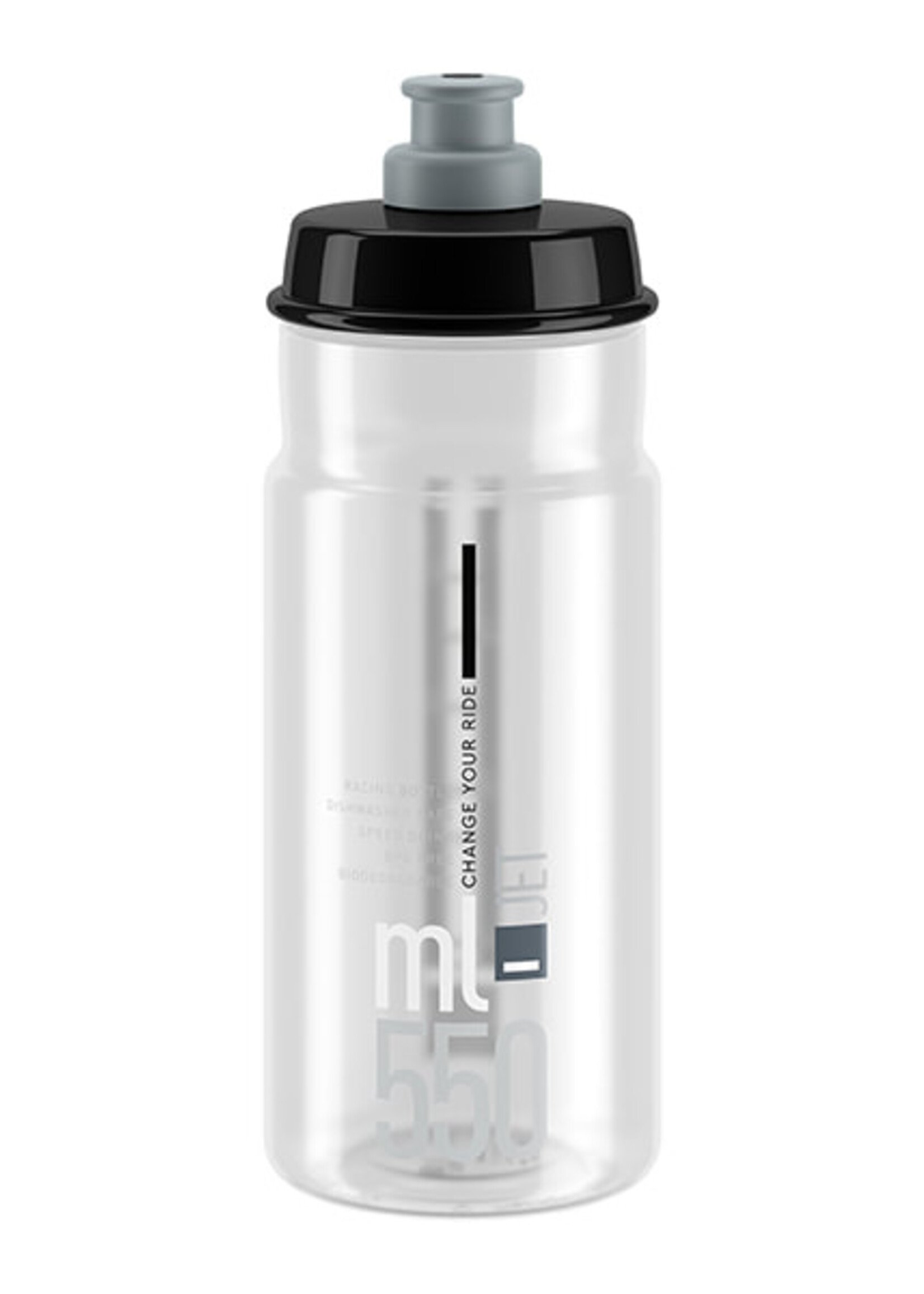 Elite ANFORA JET TRANSPARENTE LOGO GRIS 550ML