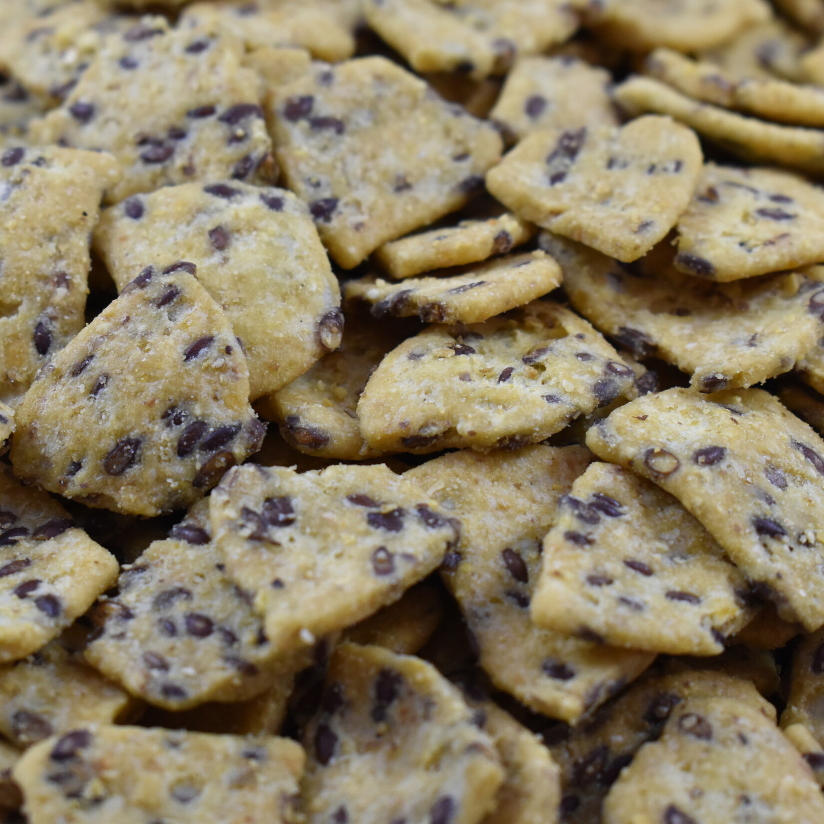 Salted Chips with Flax Seeds