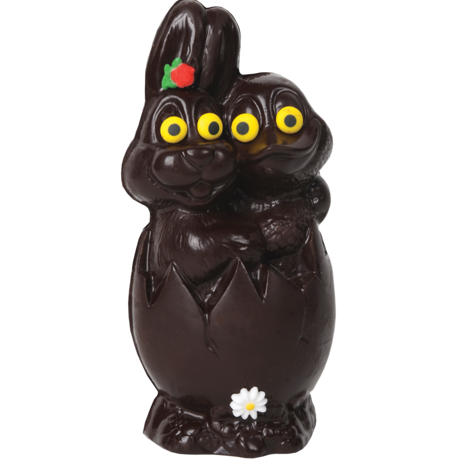 Chocolats Lulu Lulu Dark Chocolate Rabbit Duck-Egg 220g