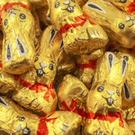 Wrapped hollow Milk Chocolate Bunnys