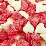 Albanese Red And White Hearts