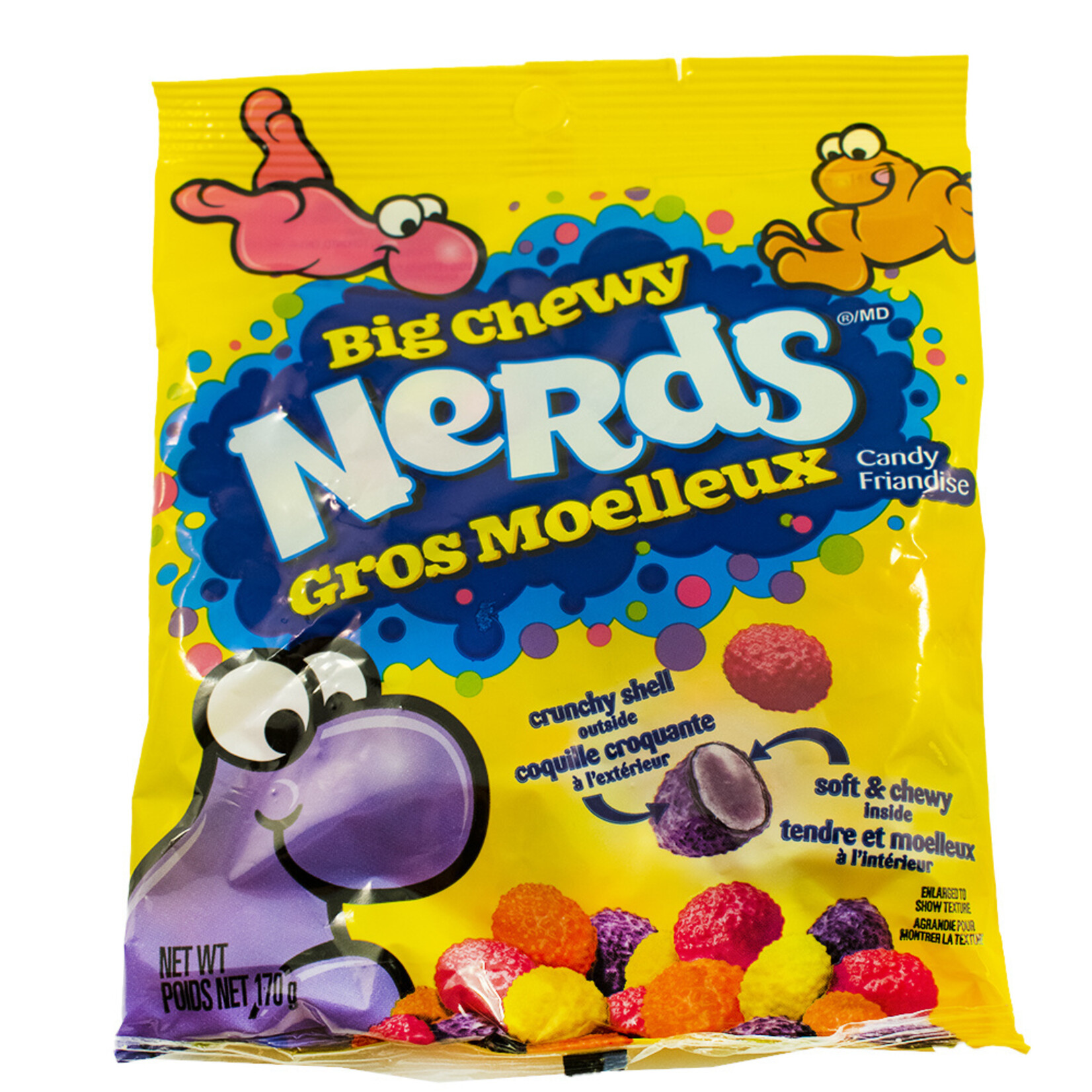 Nerds croquants moelleux 170g