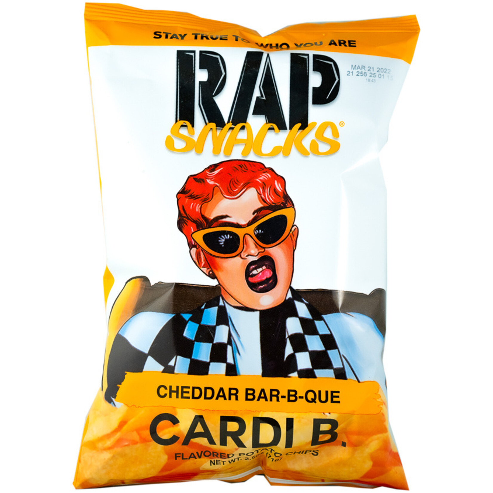 RAP snaks Croustilles Cardi B Cheddar BBQ