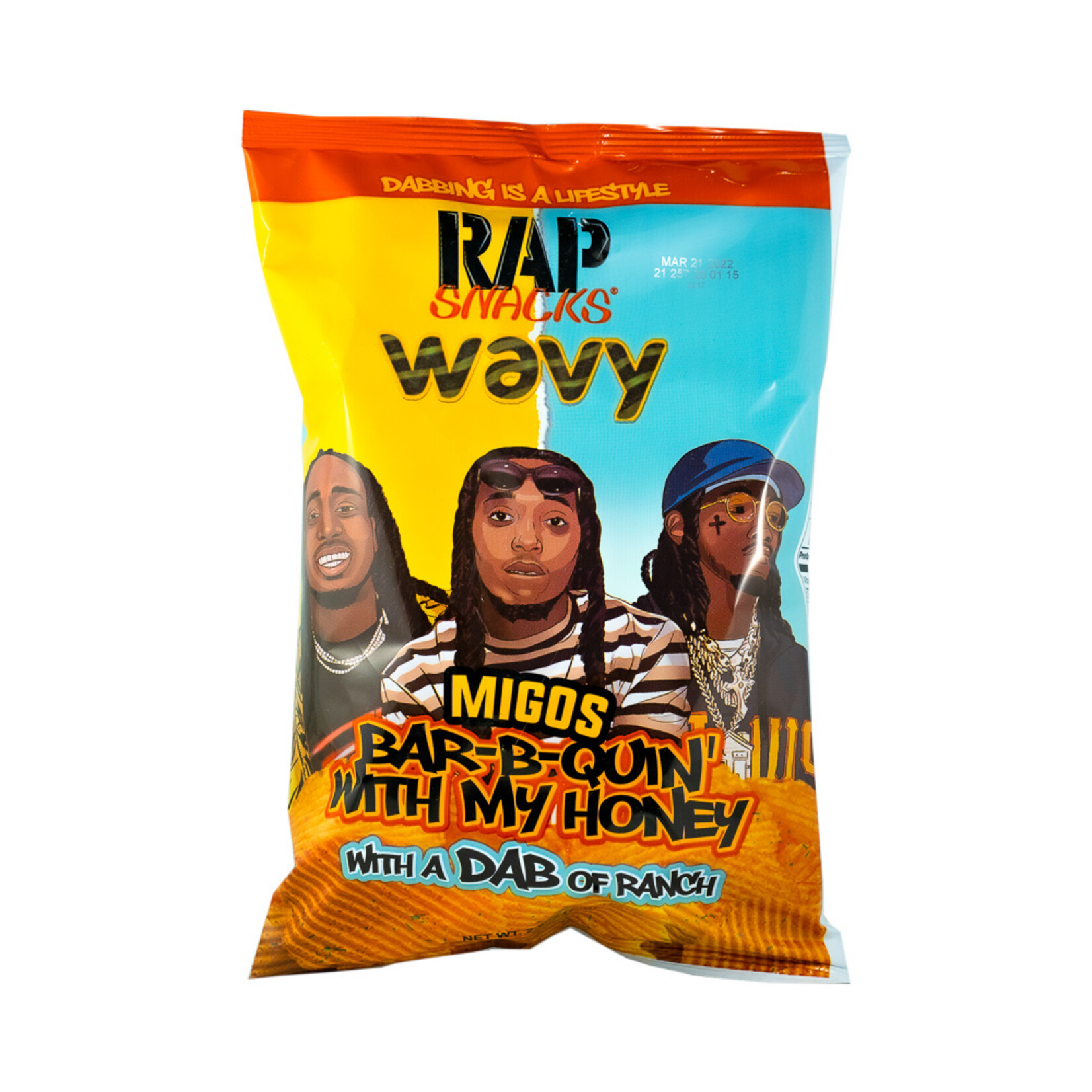 RAP snaks Migos BBQ Ranch Honey Chips