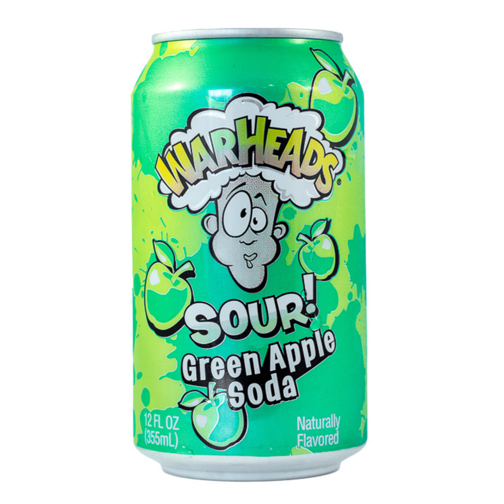 Warheads soda pomme verte 355ml