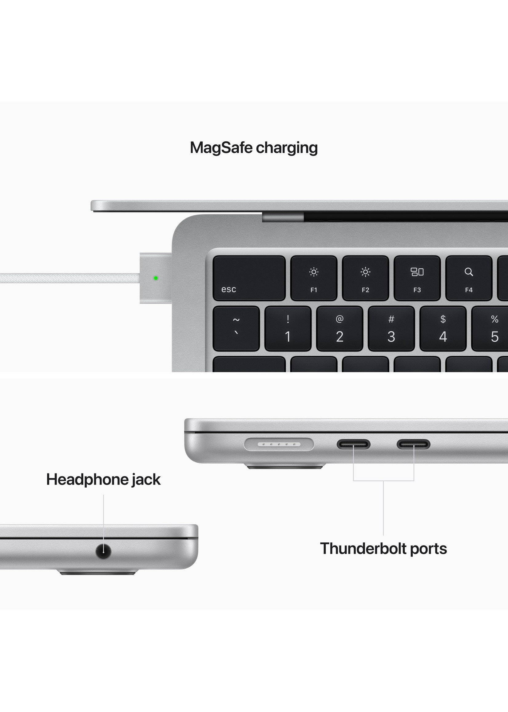 13-inch MacBook Air: Apple M2 chip with 8-core CPU and 8-core GPU