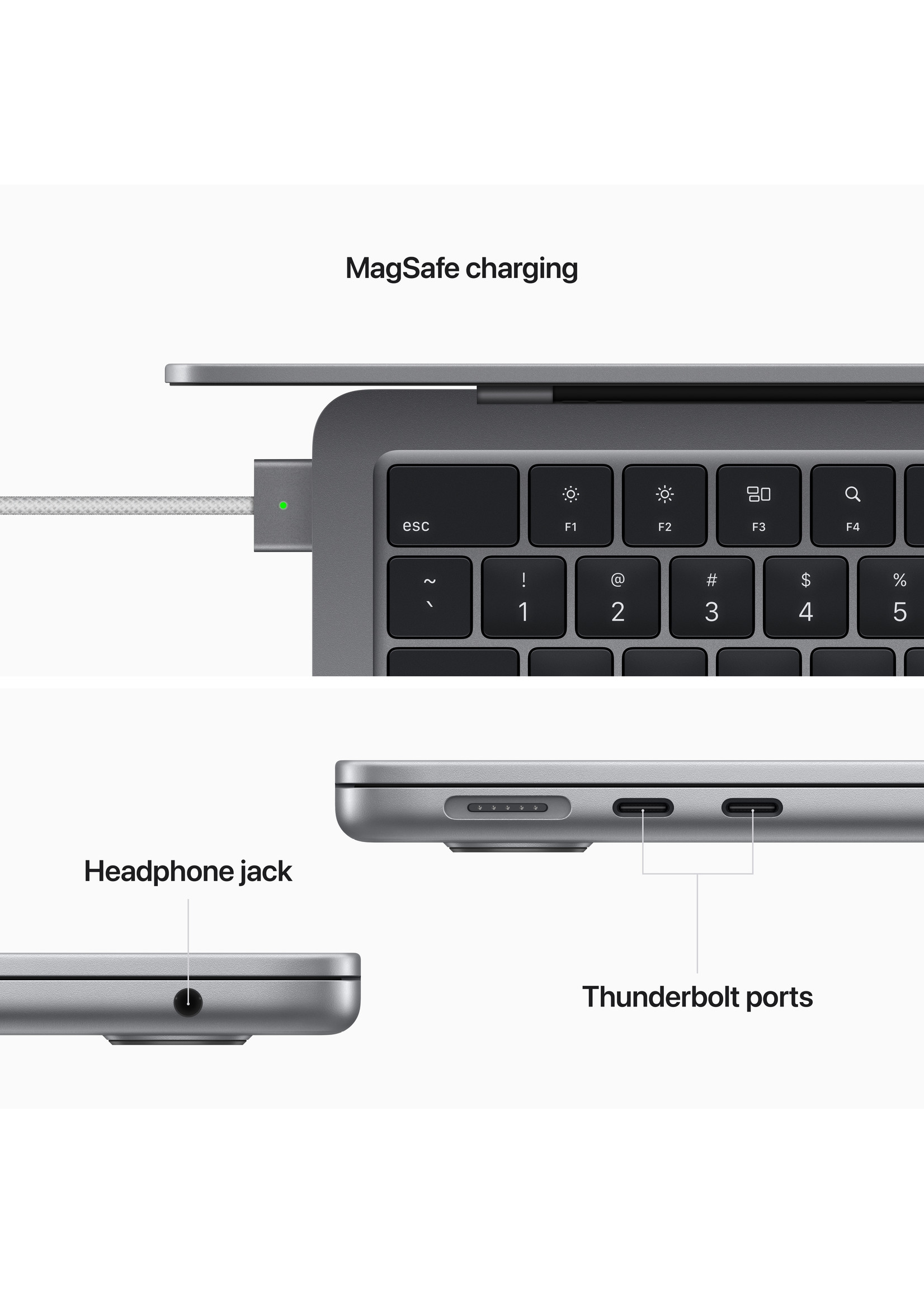 13-inch MacBook Air: Apple M2 chip with 8-core CPU and 8-core GPU 