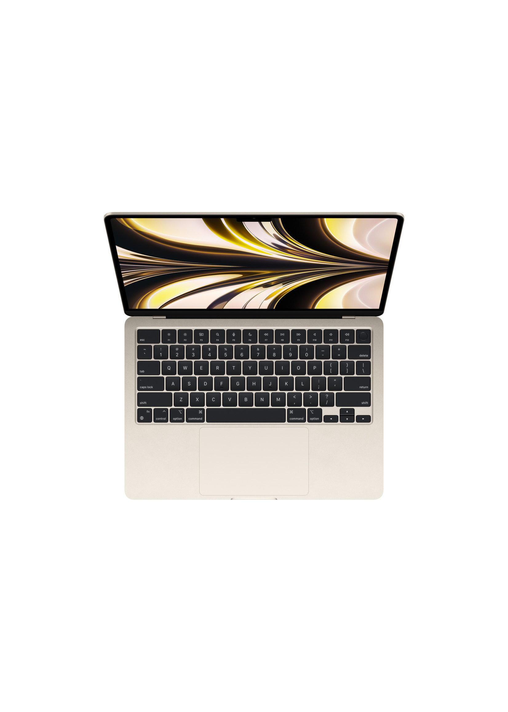 Apple 13-inch MacBook Air: Apple M2 chip with 8-core CPU and 10-core GPU,  512GB - Starlight