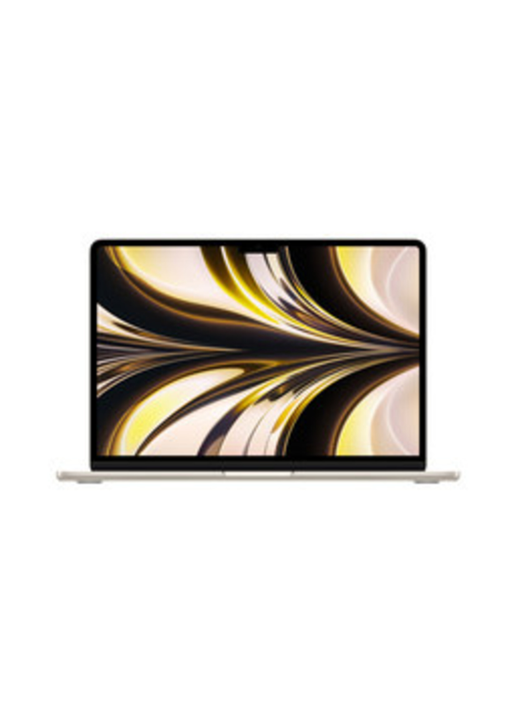 Apple 13-inch MacBook Air: Apple M2 chip with 8-core CPU and 10-core GPU, 512GB - Starlight (June 2022) w/3-Year AppleCare+ and 16GB Memory