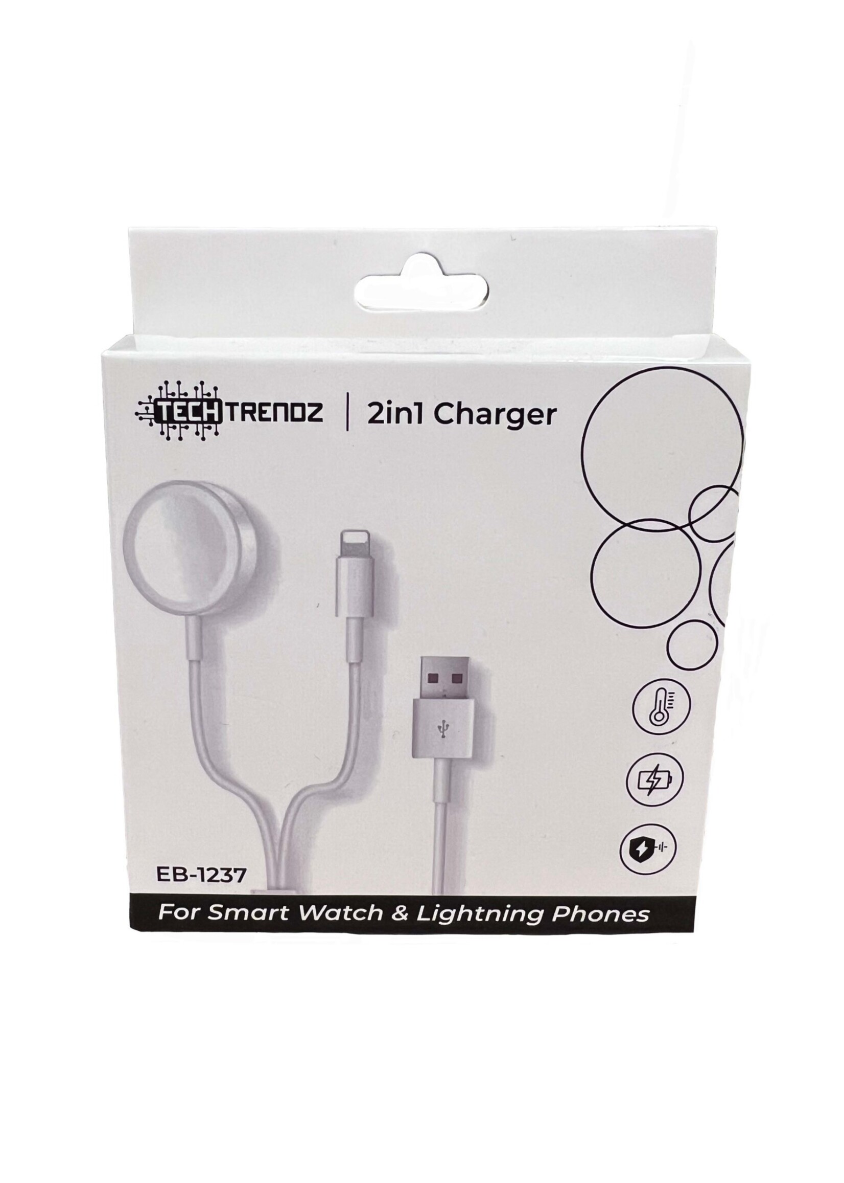 Trendz 2in1 Charger - Lightning + Watch