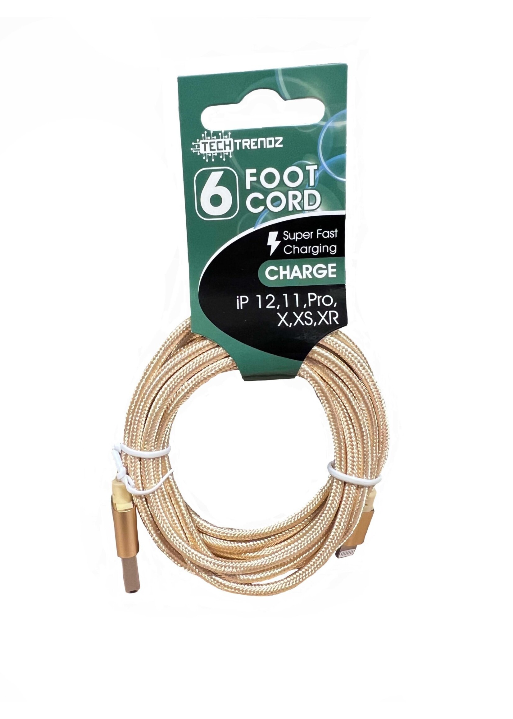 Trendz 6ft Lightning Super Fast Charging Cable