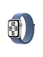 Apple Apple Watch SE GPS 40mm Silver Aluminum Case with Winter Blue Sport Loop (September 2023)