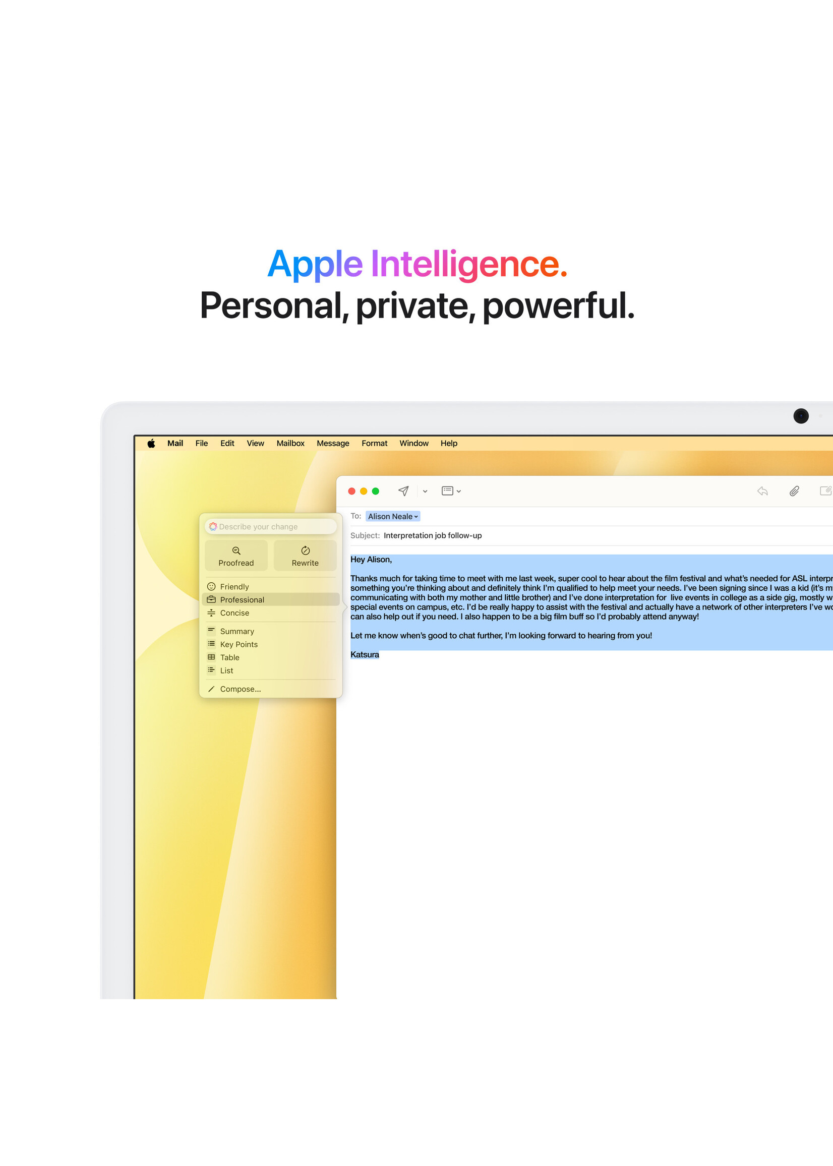 Apple 24-inch iMac: Apple M4 chip Yellow