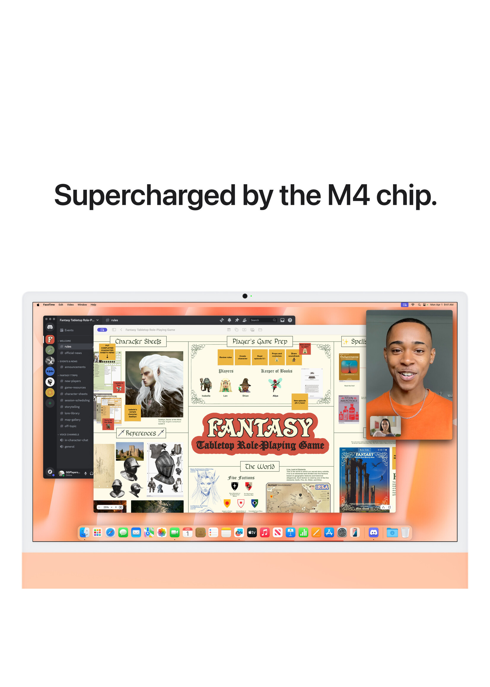 Apple 24-inch iMac: Apple M4 chip 10-core CPU 10-core GPU 16GB/512GB - Orange