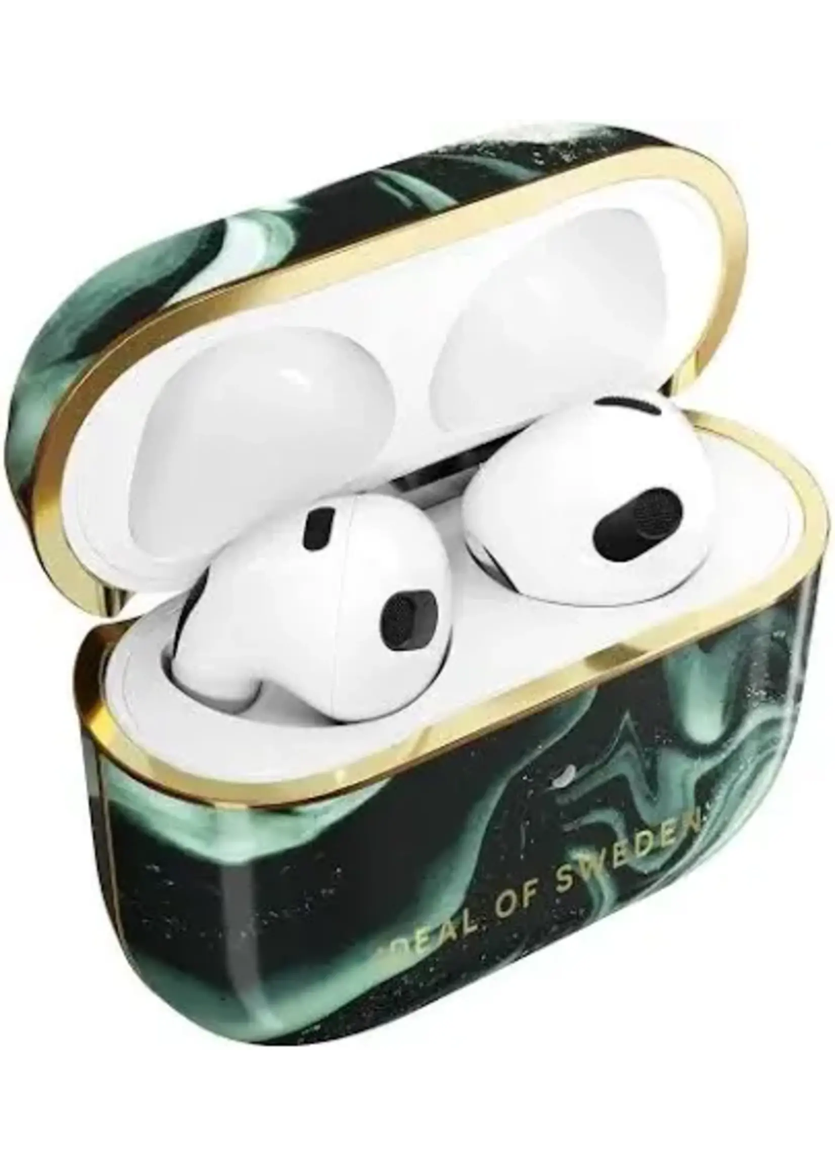 iDeal of Sweden iDeal of Sweden AirPod Case - Golden Olive Marble AirPod Pro 1-2