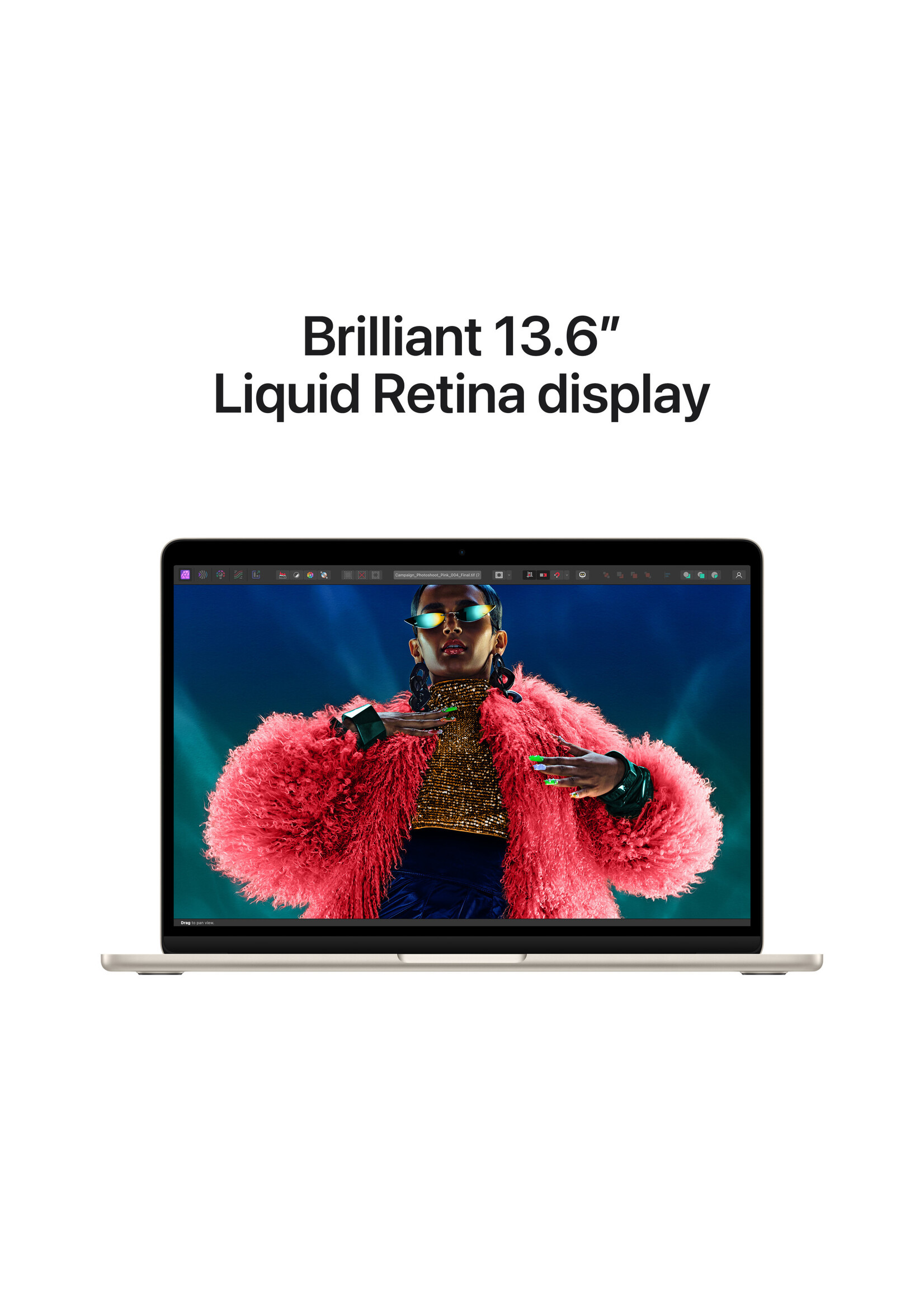 13-inch MacBook Air: Apple M3 chip with 8-core CPU and 10-core GPU 