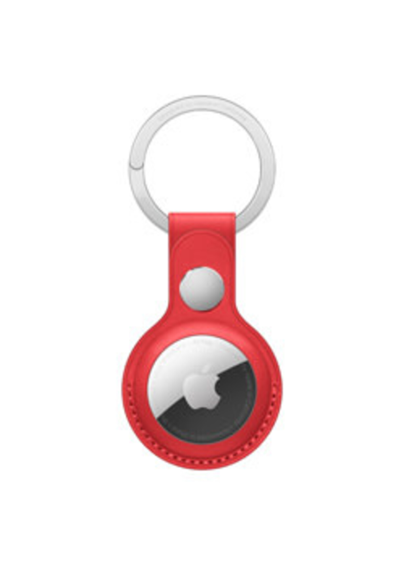 Apple AirTag Leather Key Ring - (PRODUCT)RED