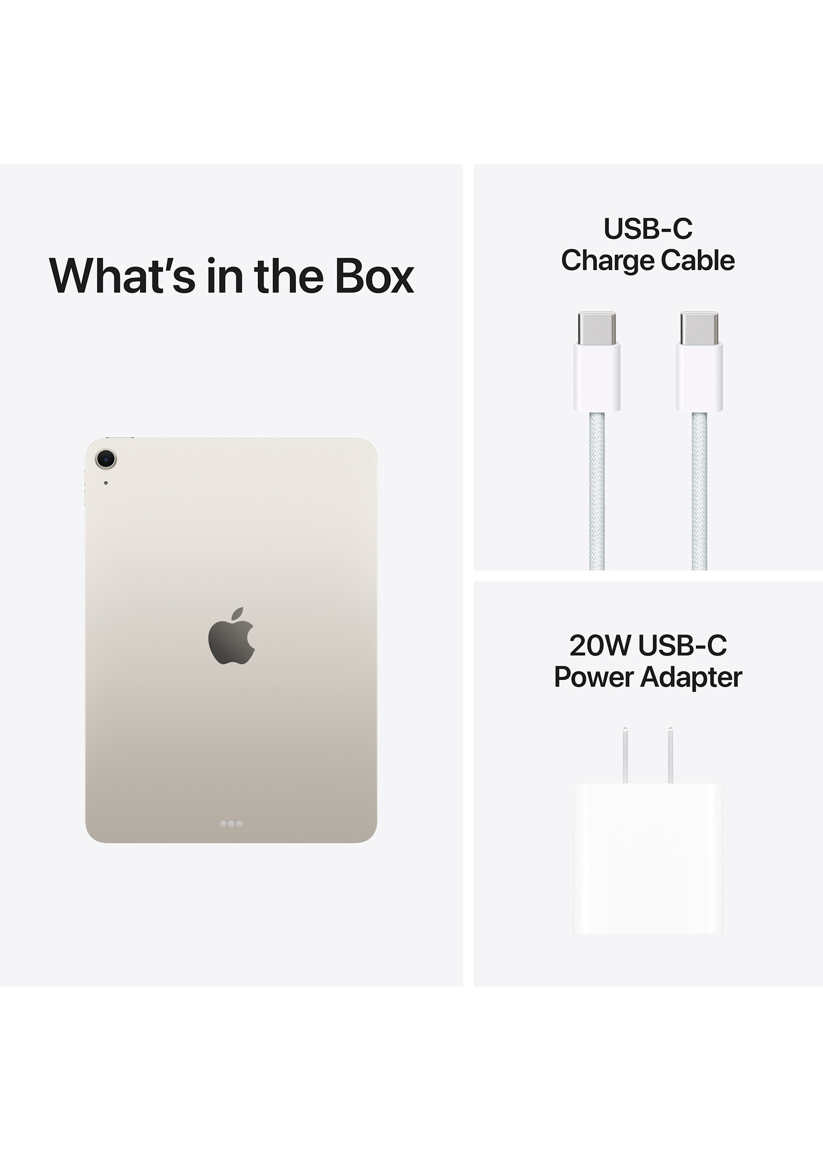 Apple 11-inch iPad Air M3 Wi-Fi 128GB - Starlight (March 2025)