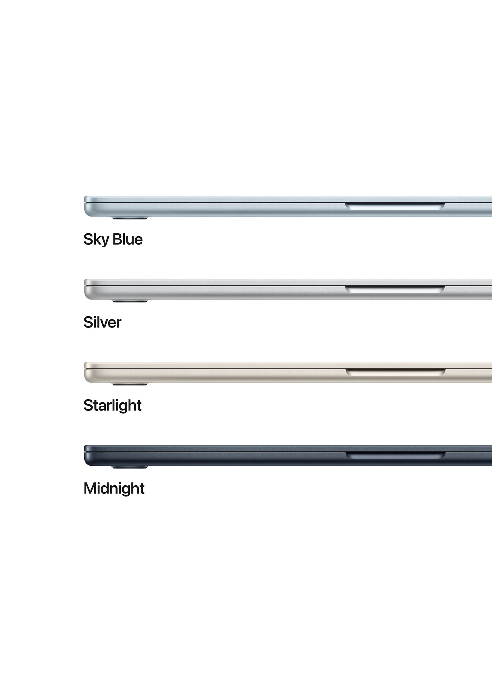 Apple 15-inch MacBook Air: Apple M4 Chip with 10-core CPU and 10-core GPU, 16GB/256GB - Sky Blue (March 2025)