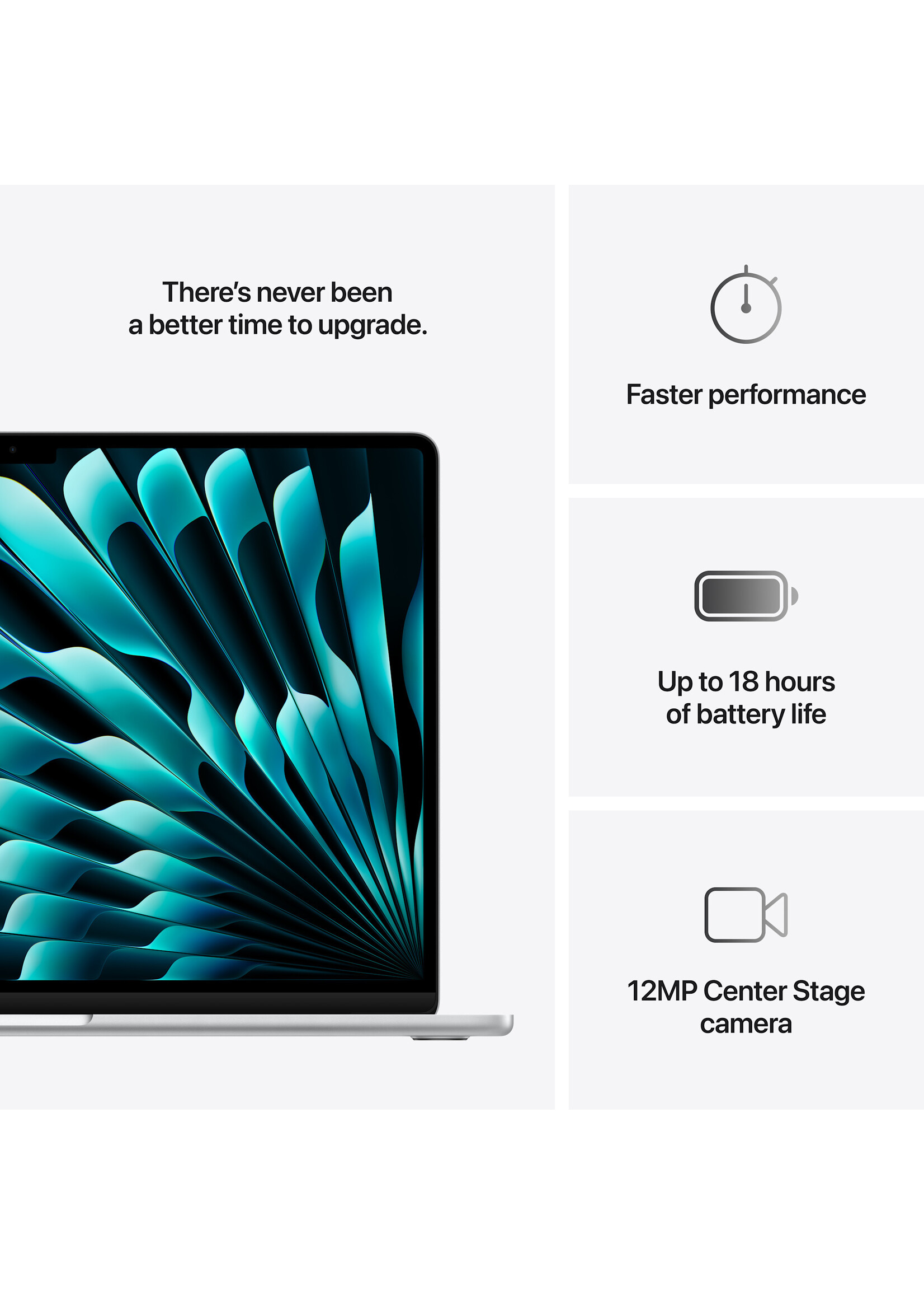 Apple 15-inch MacBook Air: Apple M4 Chip with 10-core CPU and 10-core GPU, 24GB/512GB - Silver (March 2025)