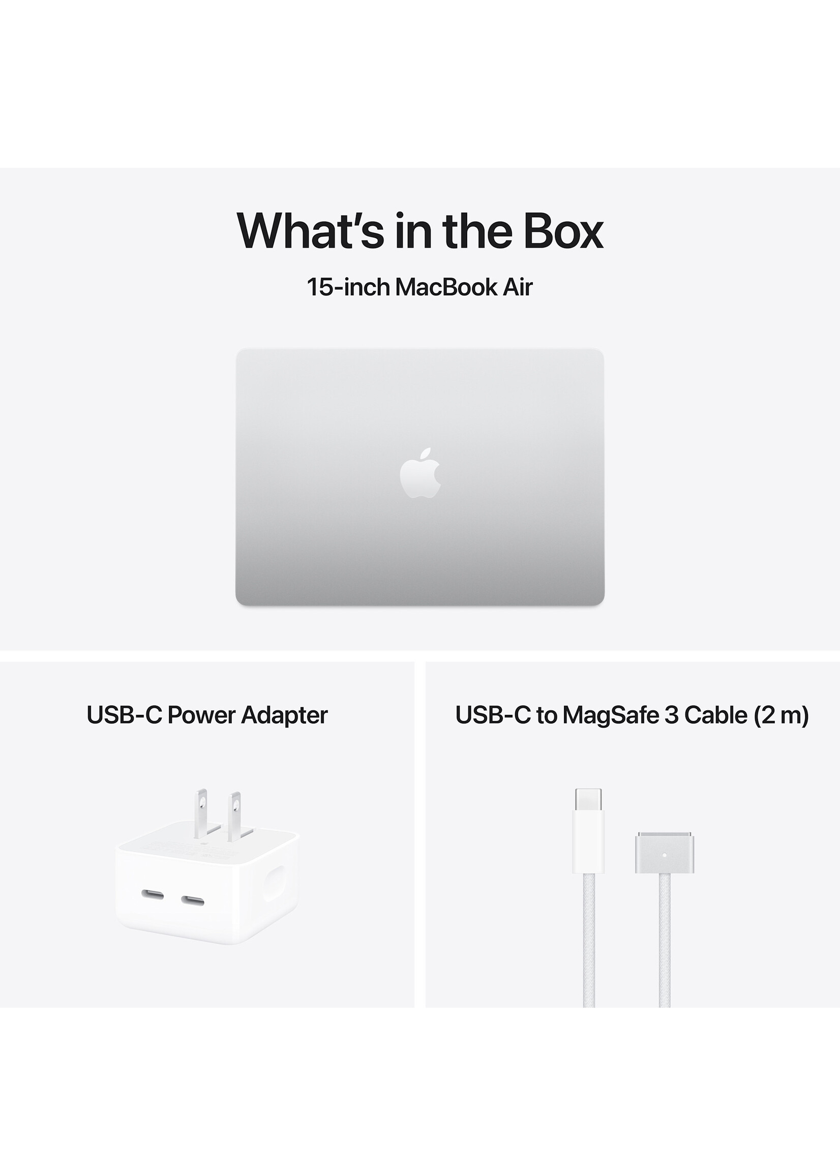 Apple 15-inch MacBook Air: Apple M4 Chip with 10-core CPU and 10-core GPU, 24GB/512GB - Silver (March 2025)