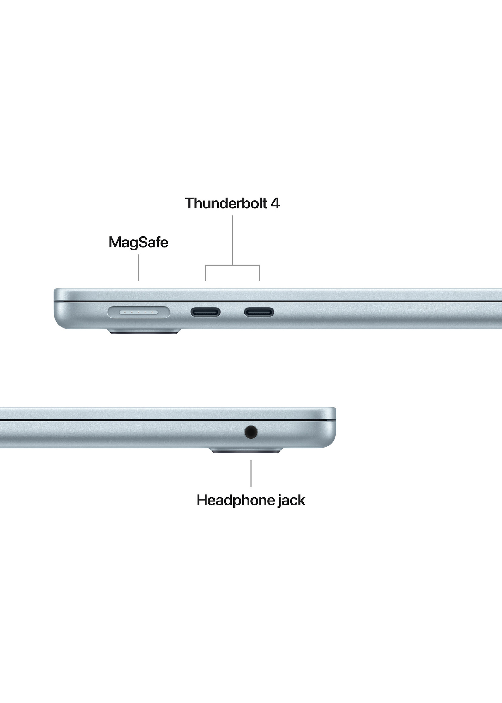 Apple 13-inch MacBook Air: Apple M4 chip with 10-core CPU and 8-core GPU, 16GB/256GB - Sky Blue (March 2025)