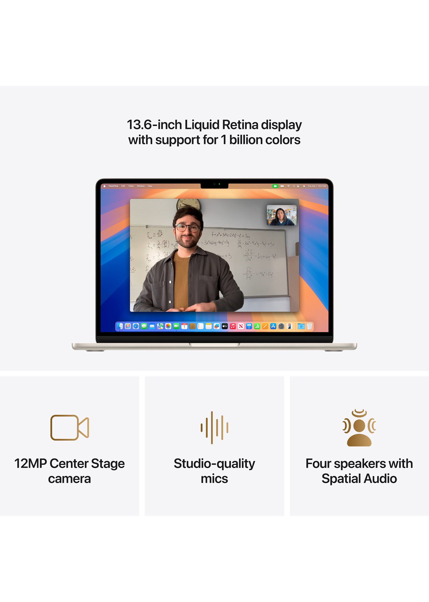 Apple 13-inch MacBook Air: Apple M4 chip with 10-core CPU and 10-core GPU, 24GB/512GB - Starlight (March 2025)