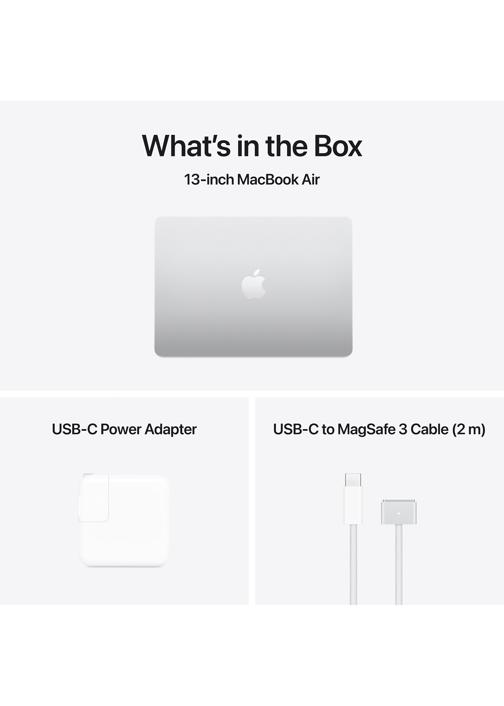 Apple 13-inch MacBook Air: Apple M4 chip with 10-core CPU and 10-core GPU, 24GB/512GB - Silver (March 2025)