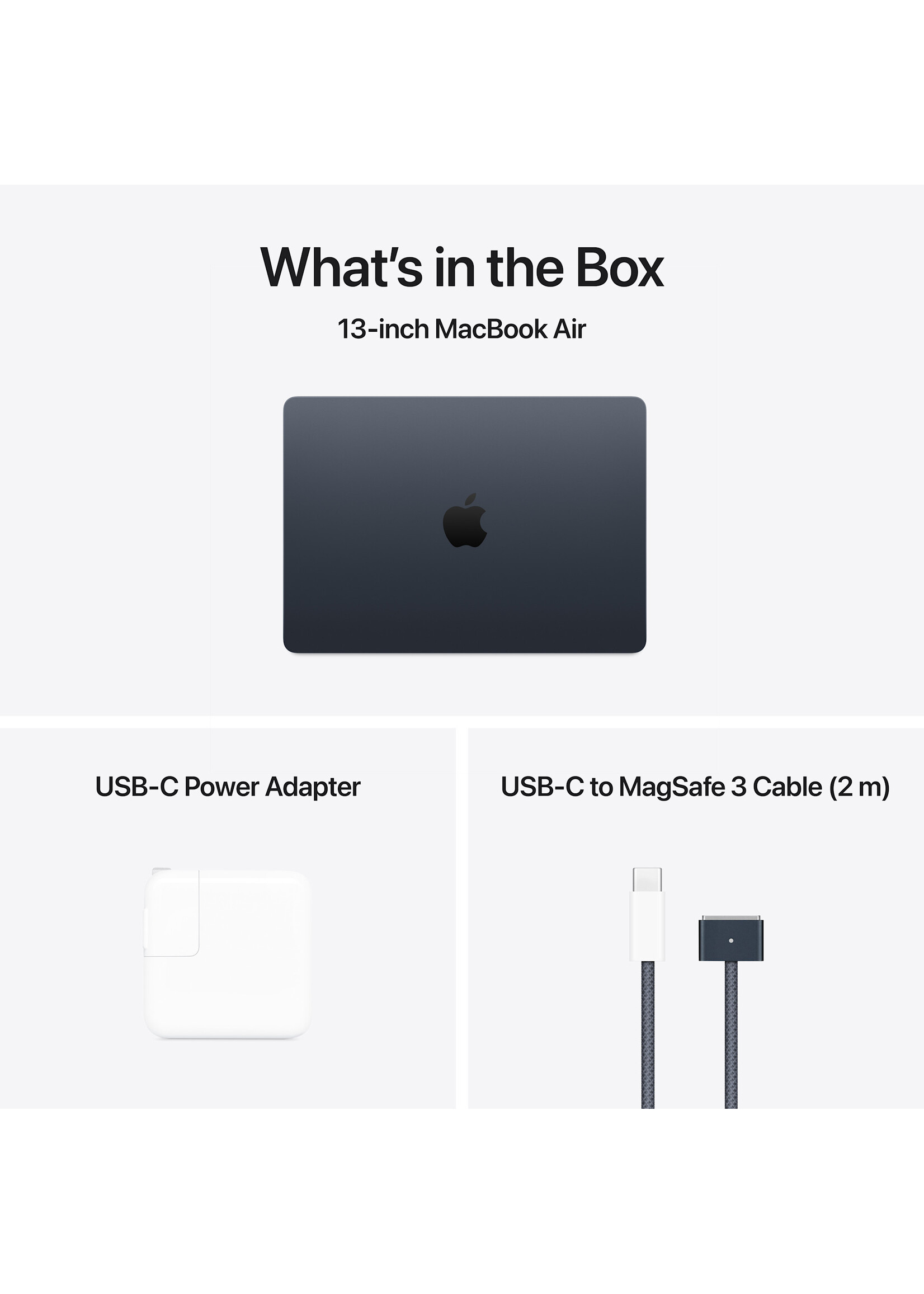 Apple 13-inch MacBook Air: Apple M4 chip with 10-core CPU and 10-core GPU, 24GB/512GB - Midnight (March 2025)