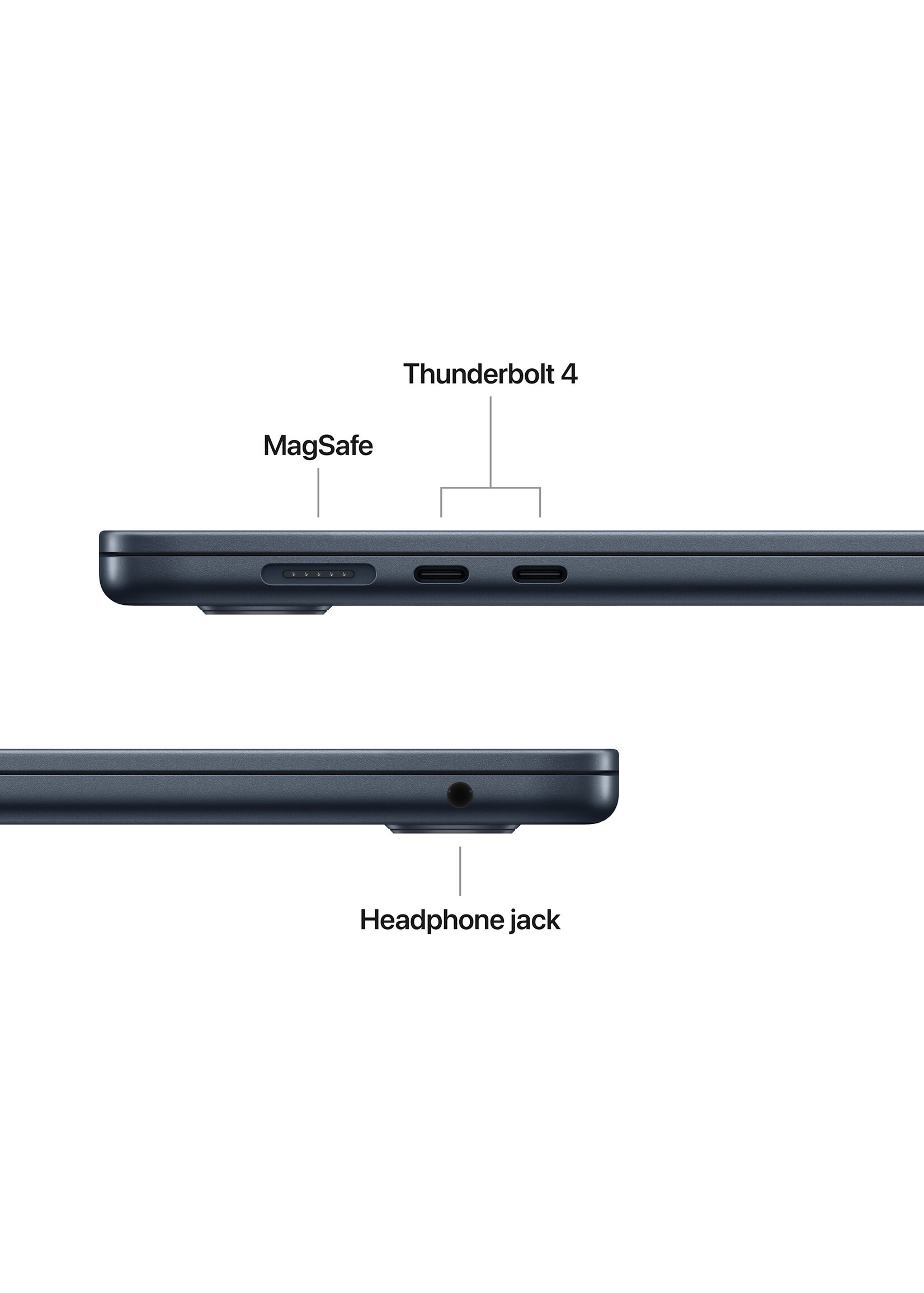 Apple 15-inch MacBook Air: Apple M4 Chip with 10-core CPU and 10-core GPU, 24GB/512GB - Midnight (March 2025) w/ 3-year AppleCare+