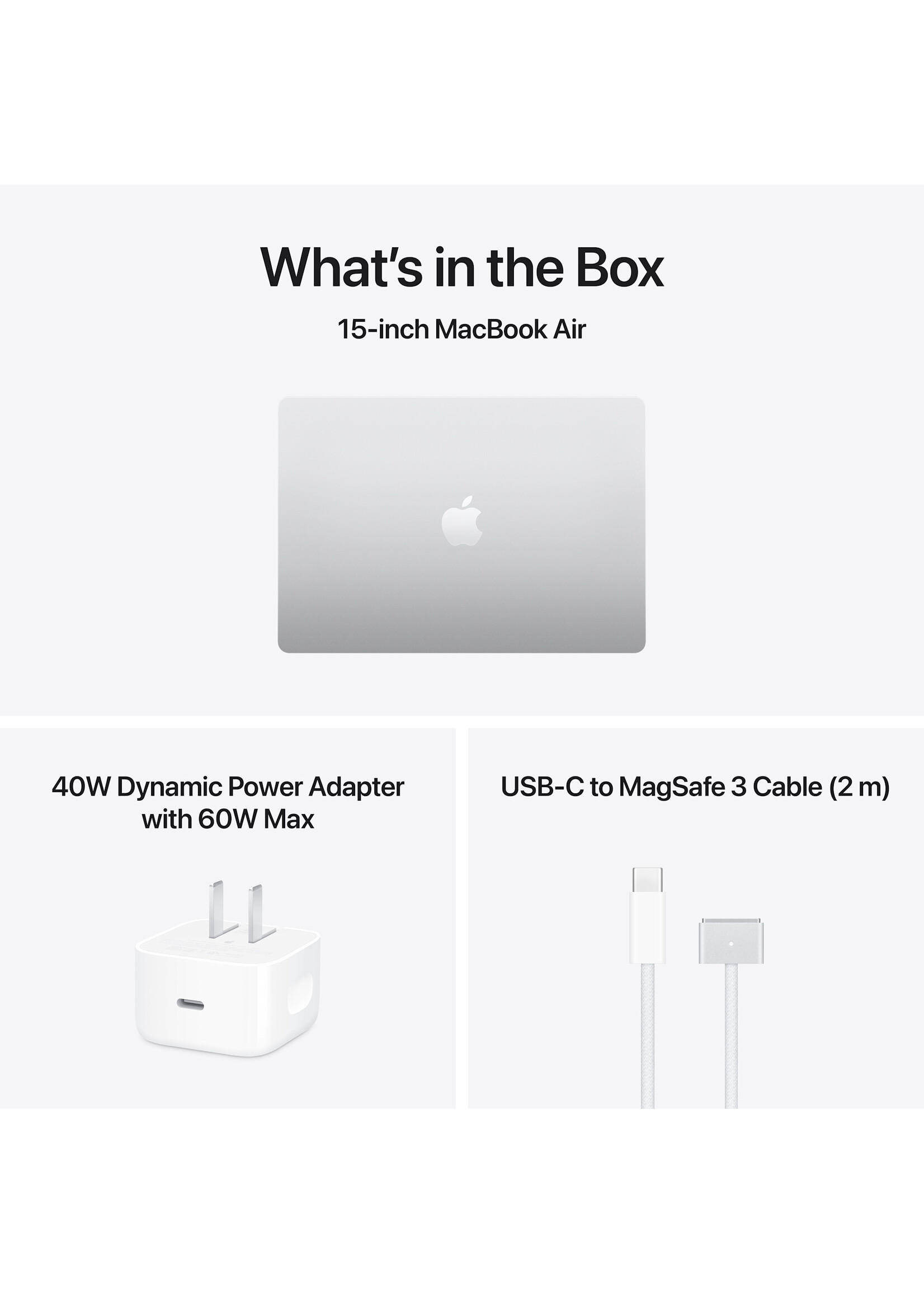 Apple 15-inch MacBook Air: Apple M5 Chip with 10-core CPU and 10-core GPU, 16GB/512GB - Silver (March 2026)