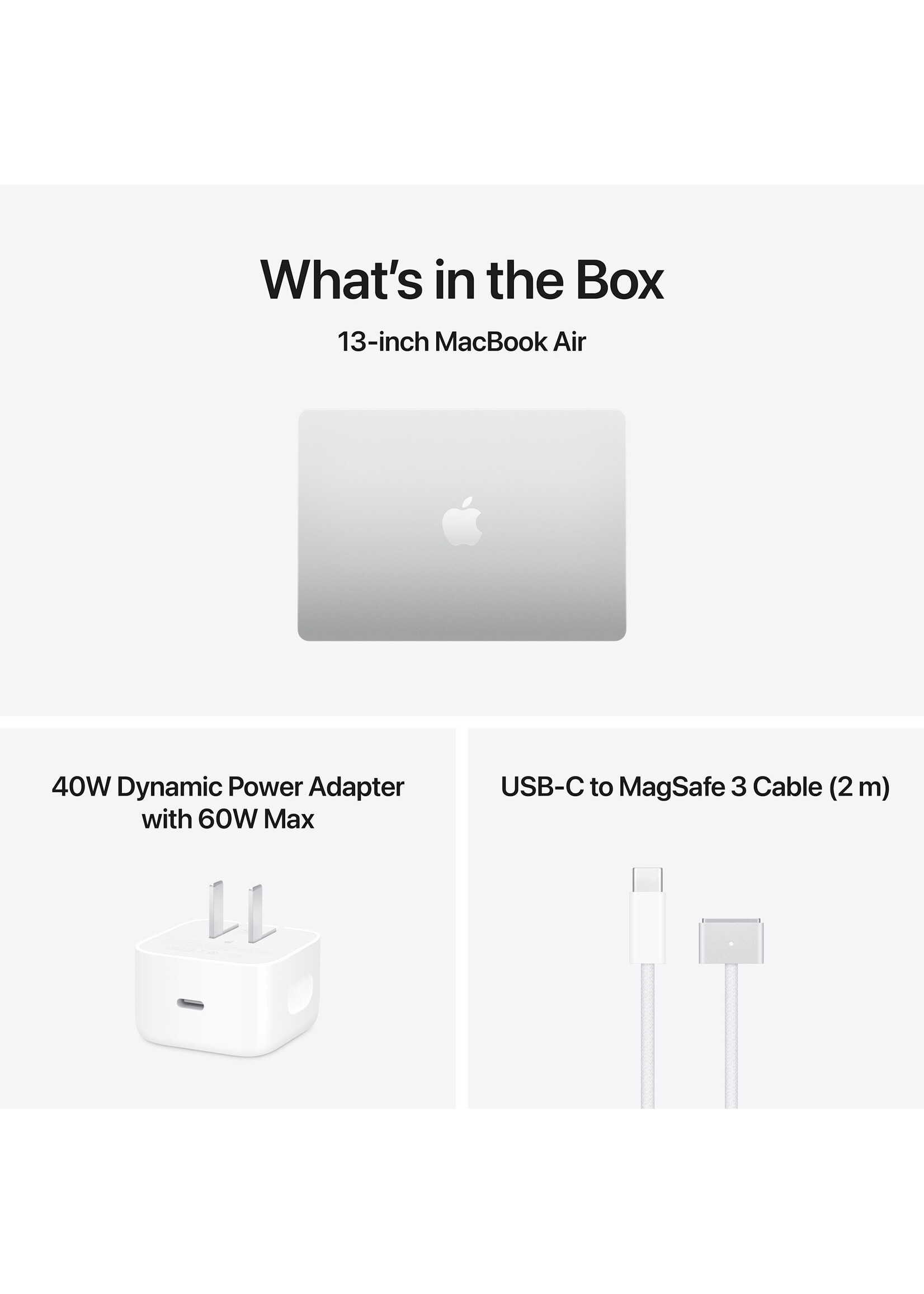 Apple 13-inch MacBook Air: Apple M5 chip with 10-core CPU and 10-core GPU, 16GB/1TB - Silver (March 2026)