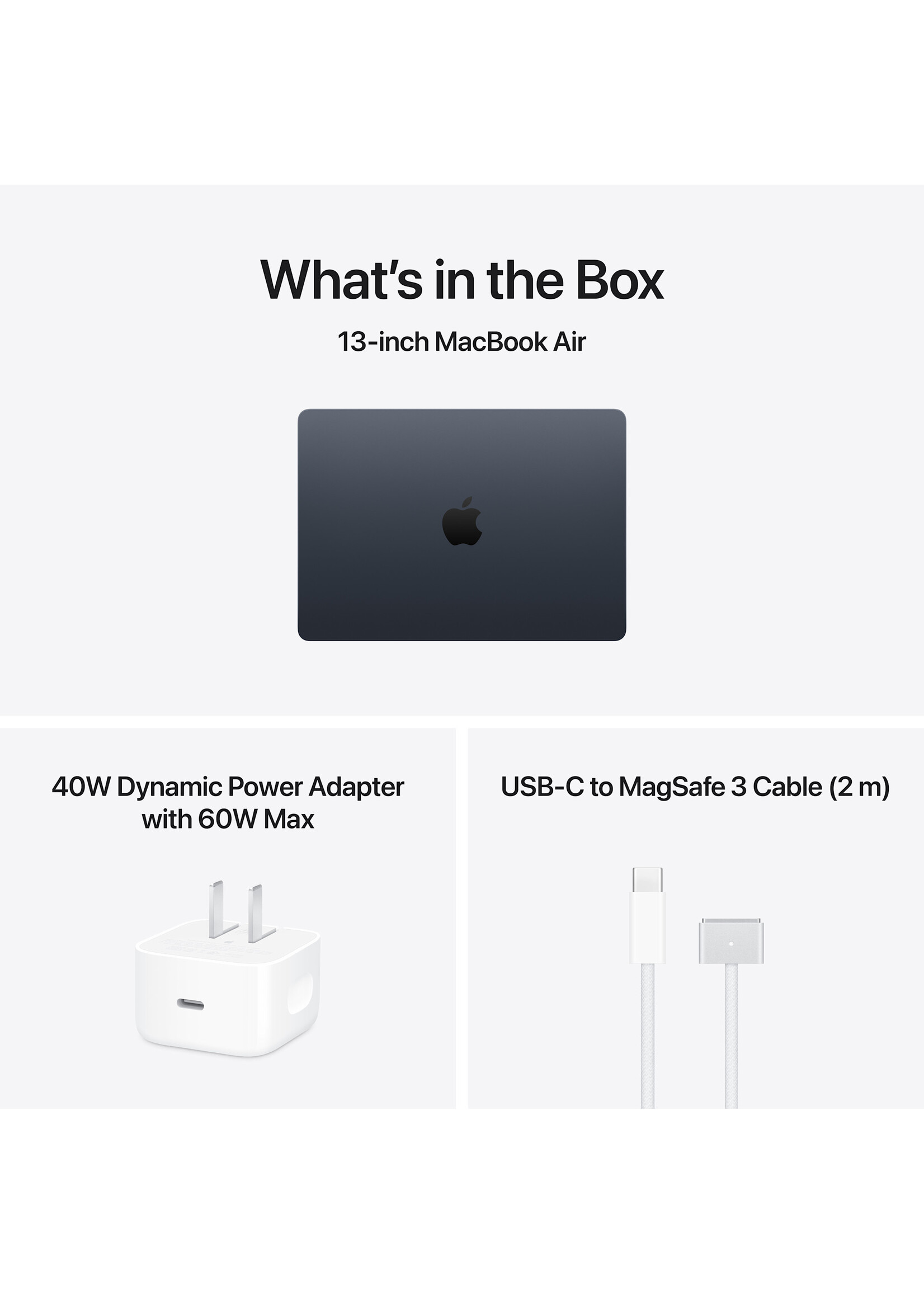 Apple 13-inch MacBook Air: Apple M5 chip with 10-core CPU and 10-core GPU, 16GB/1TB - Midnight (March 2026)