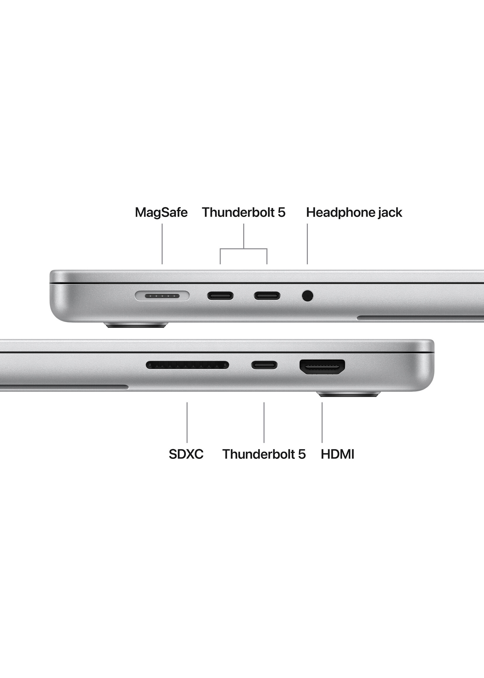 Apple 16-inch MacBook Pro: Apple M5 Pro chip with 18-core CPU and 20-core GPU, 24GB/1TB SSD - Silver (March 2026)