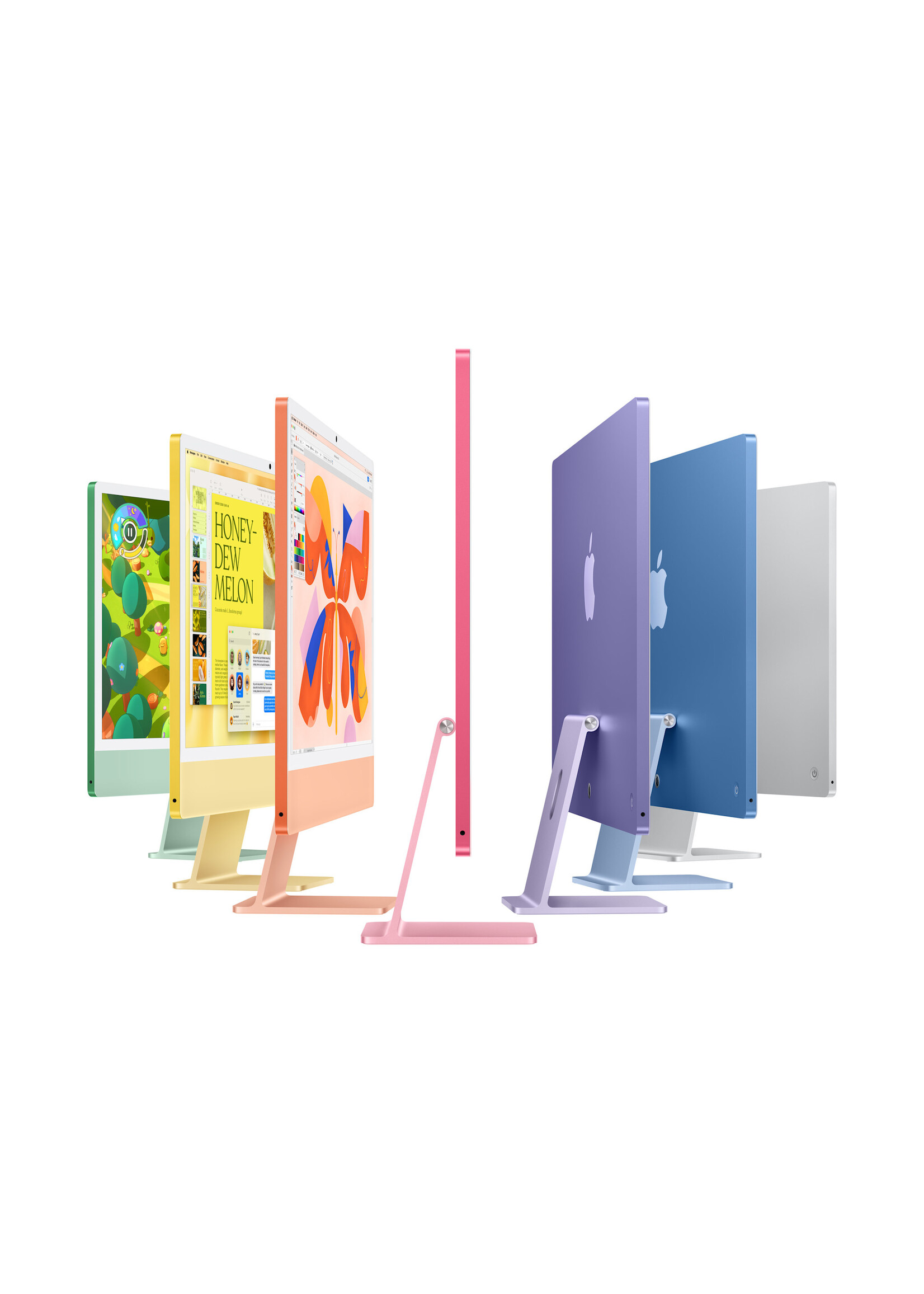 Apple 24-inch iMac: Apple M4 chip 10-core CPU 10-core GPU 32GB/512GB - Purple w/ Magic Trackpad and Numeric Keypad