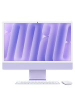 Apple 24-inch iMac: Apple M4 chip 10-core CPU 10-core GPU 32GB/512GB - Purple w/ Magic Trackpad and Numeric Keypad