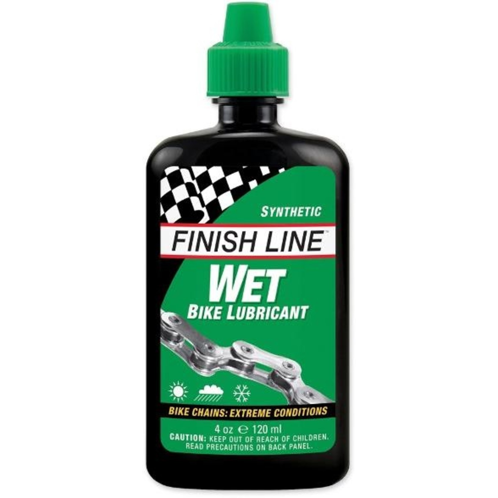FINISH LINE Lube Wet 4oz Squeeze Bottle