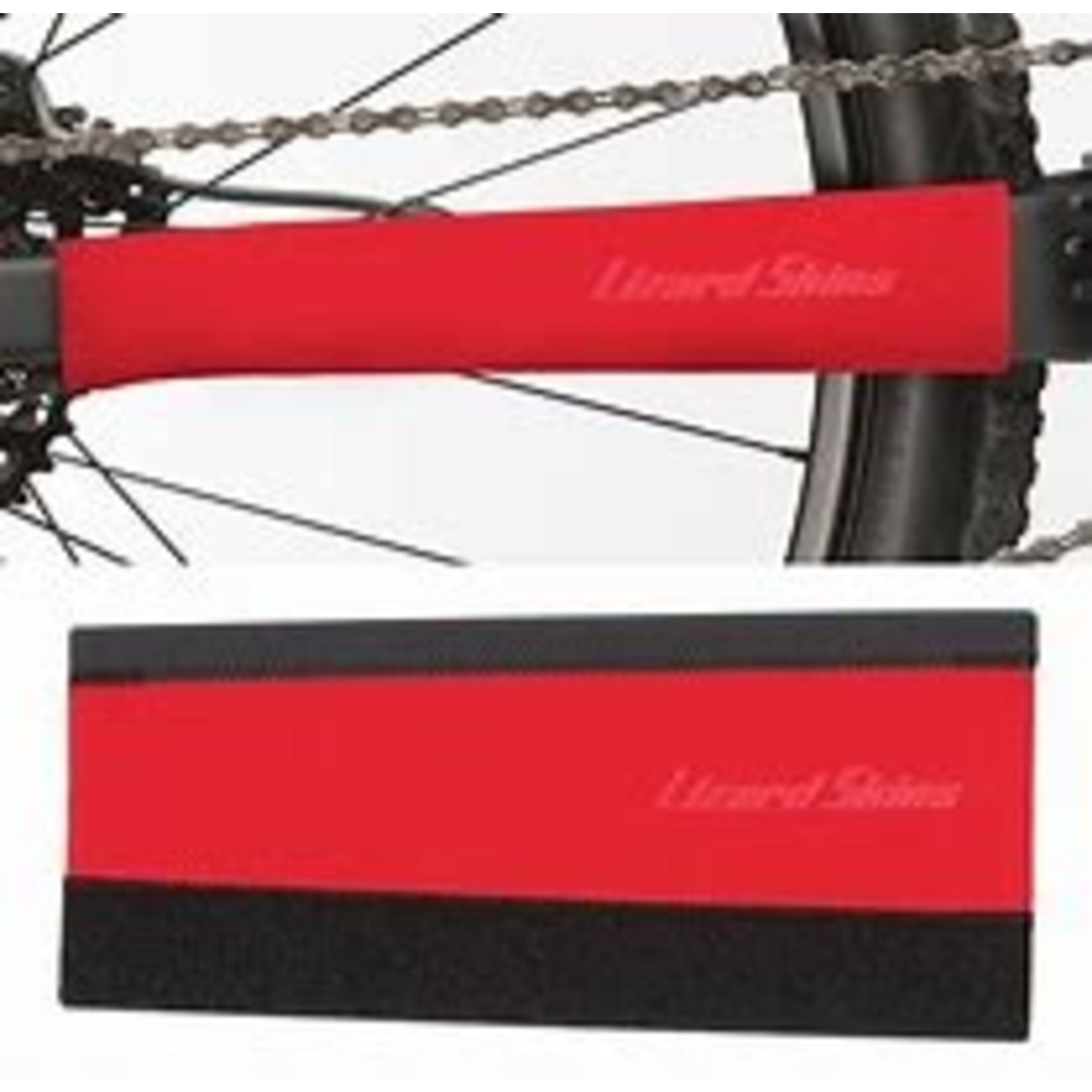 NEOPRENE CHAINSTAY PROTECTOR - RED