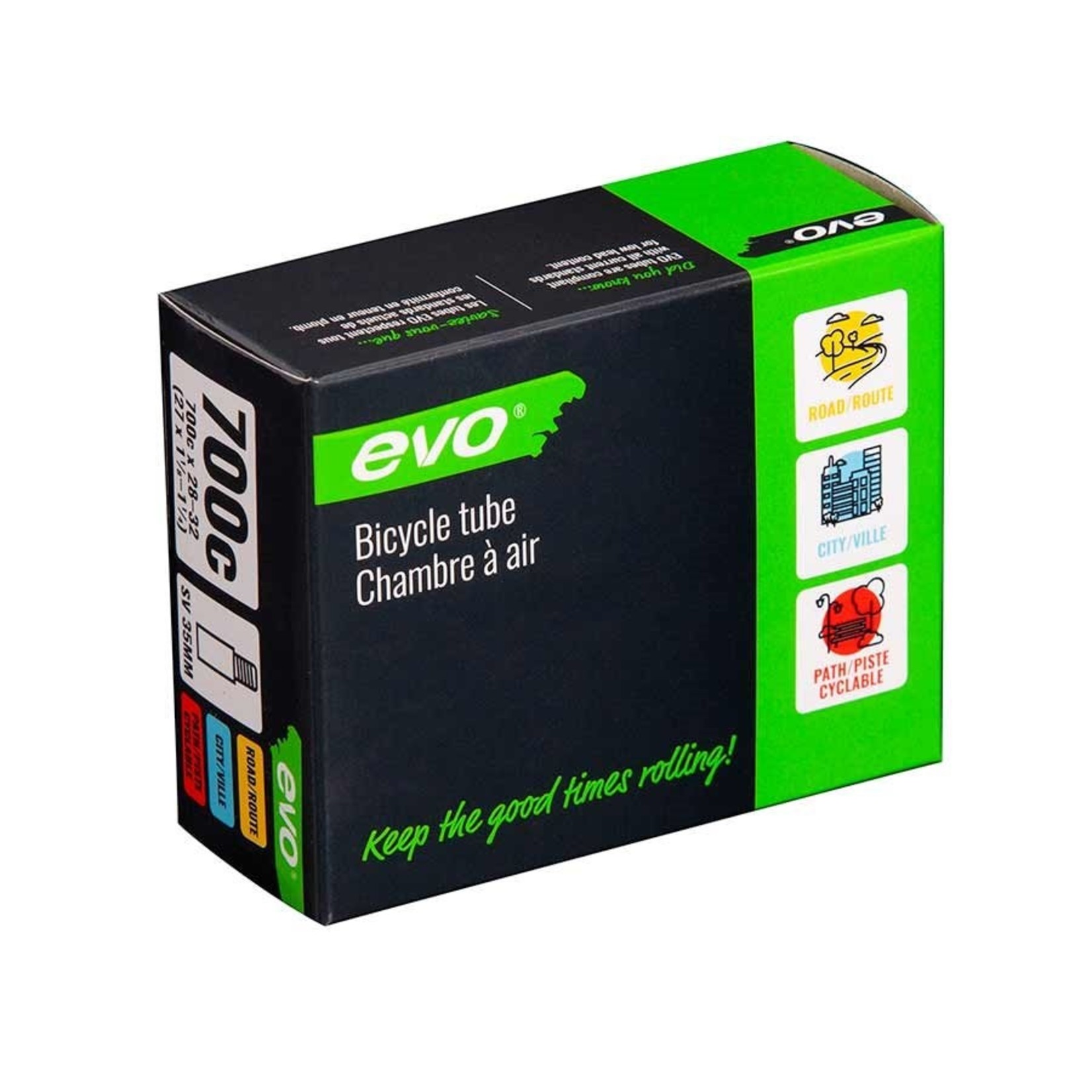 EVO Evo Bicycle Tube 700c x 28-32