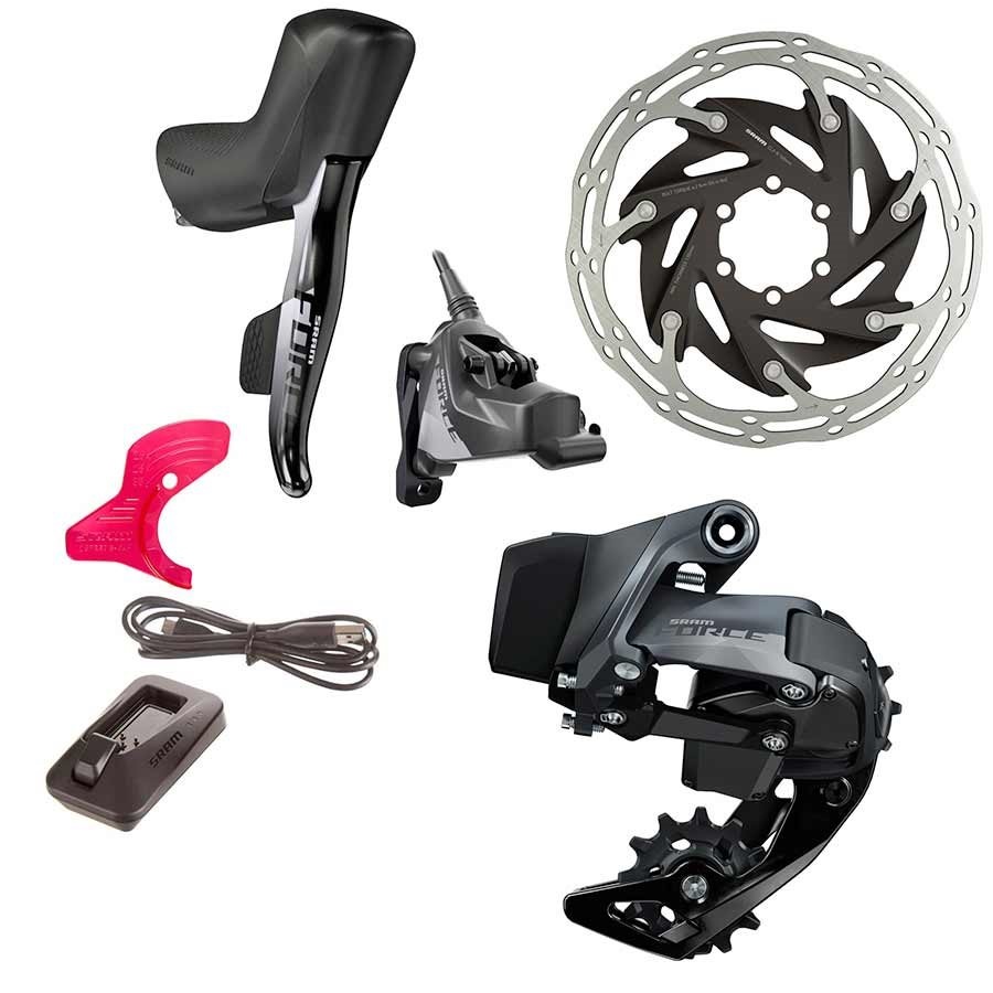 SRAM, Force eTap AXS HRD, Build Kit, 1x, Hydraulic Disc, Flat