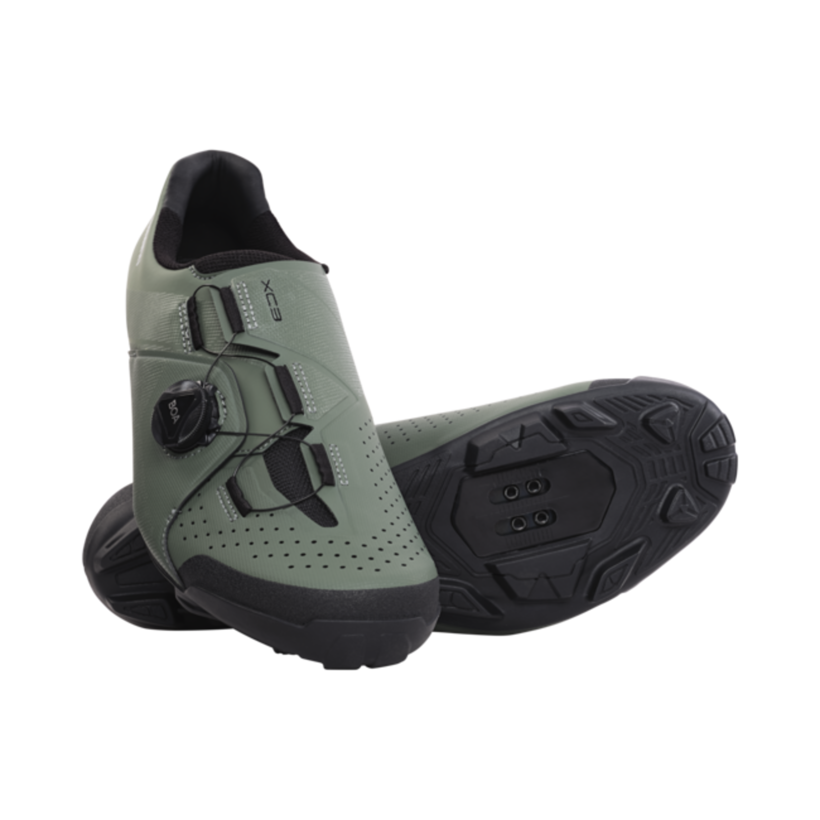 SHIMANO SH-XC300 BICYCLE SHOES | OLIVE 44.0