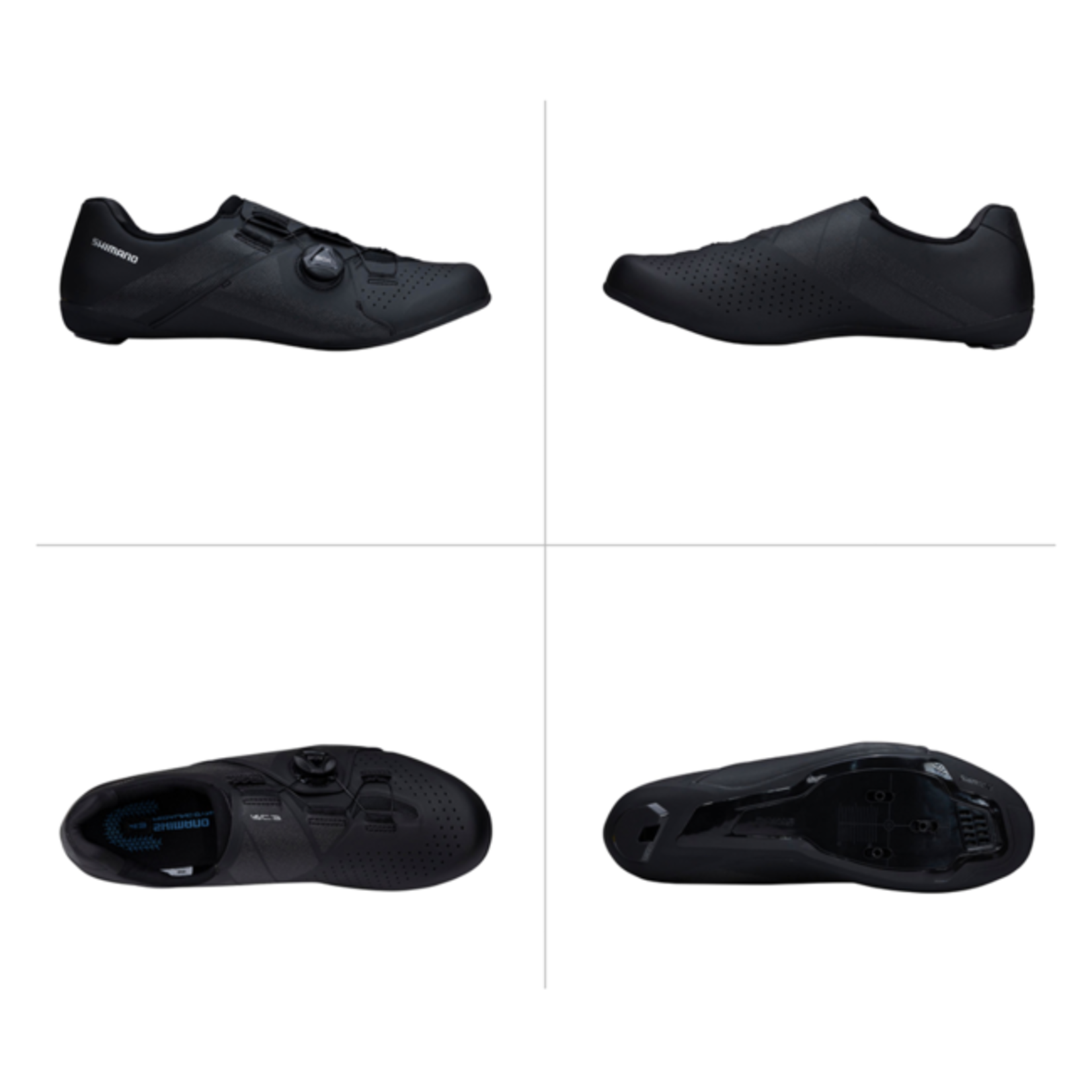 SHIMANO SH-RC300 BICYCLE SHOES | BLACK 49.0