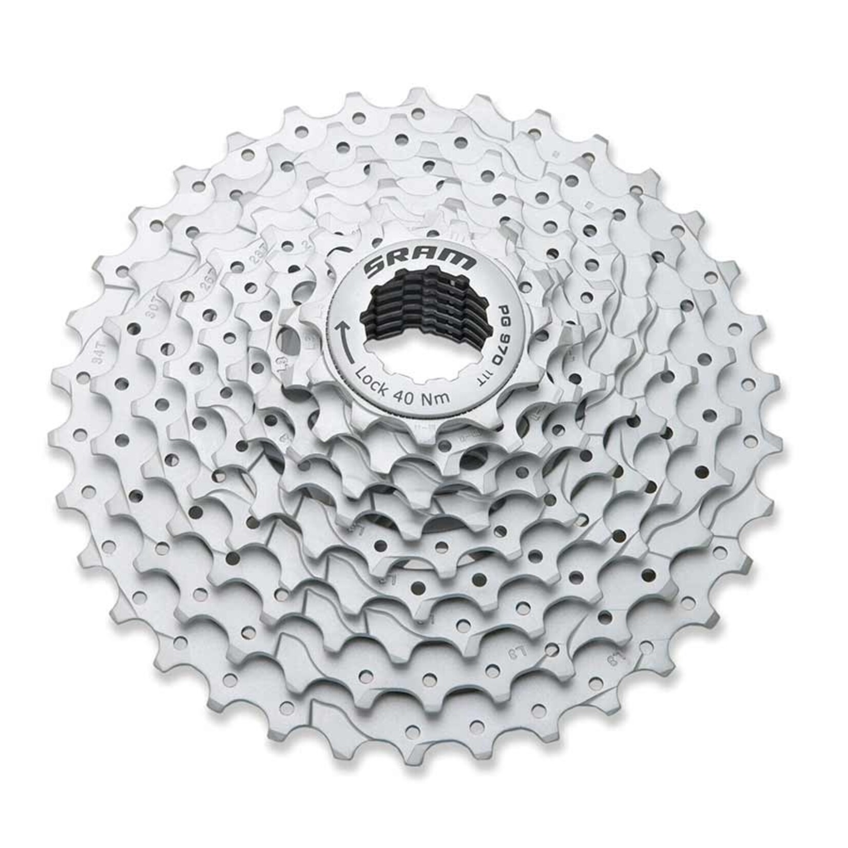 Sram SRAM, PG-970, 9sp cassette, 11-34T, 11-13-15-17-20-23-26-30-34