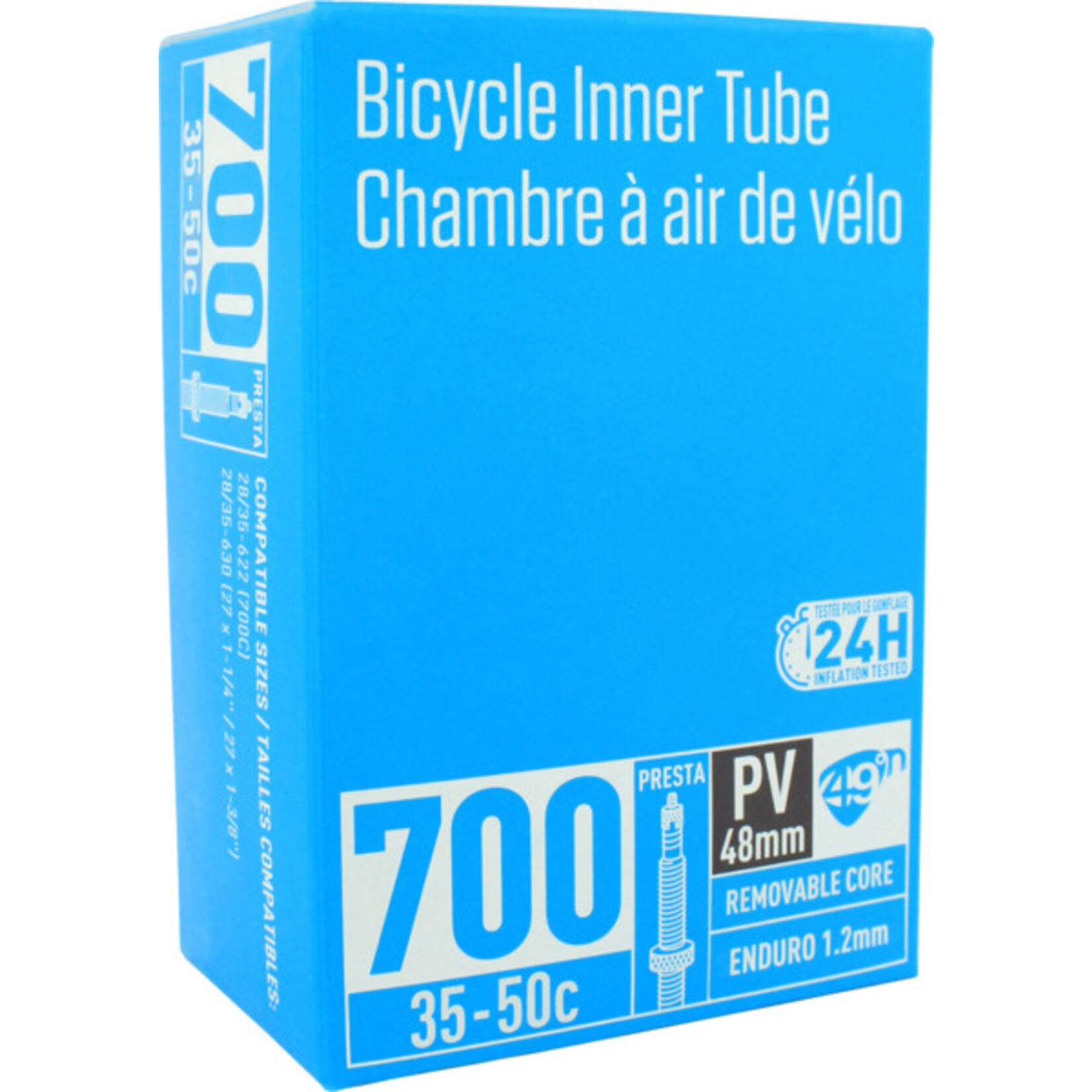 49N  ENDURO TUBE - PRESTA VALVE 700C X 35-50MM