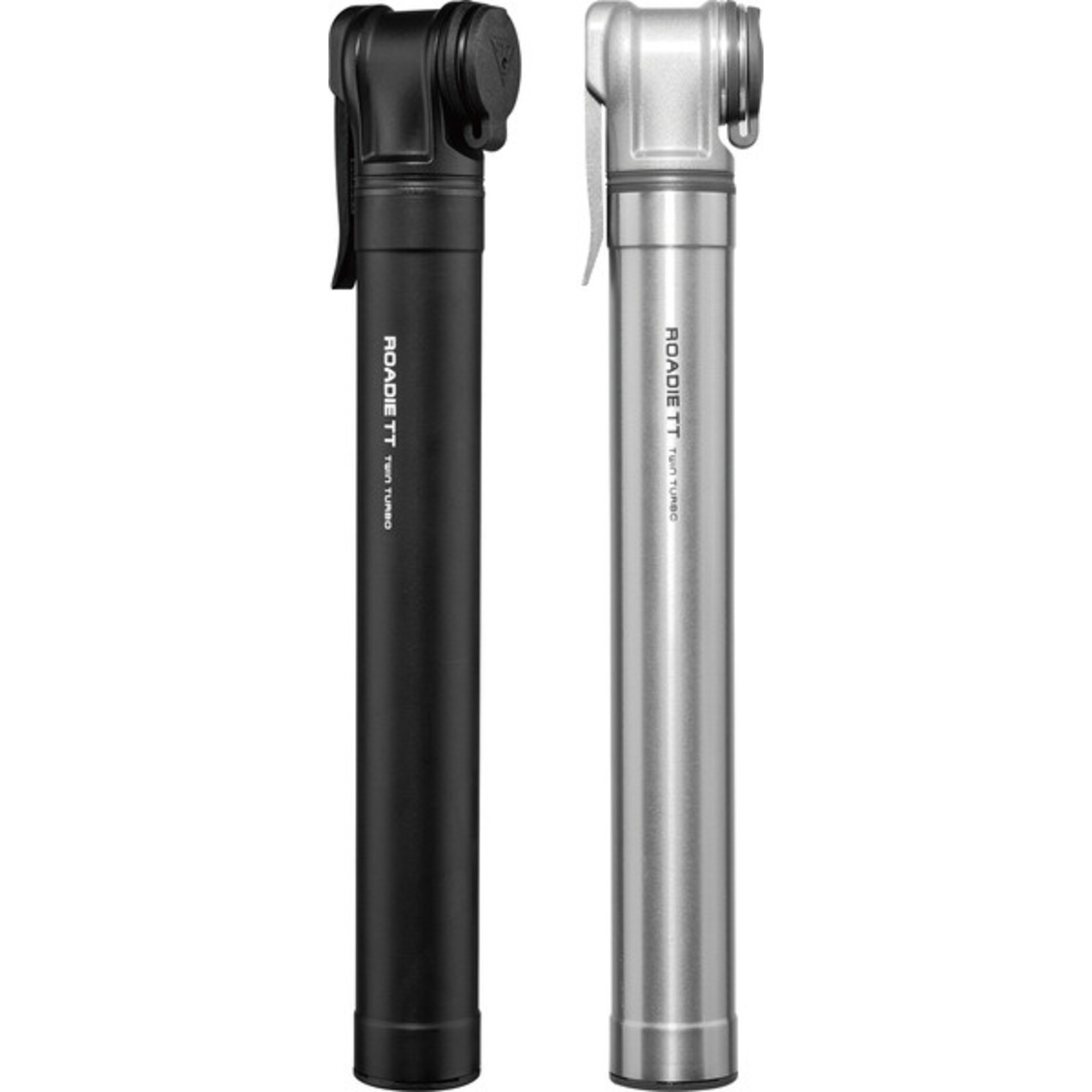 TOPEAK TOPEAK  ROADIE TT TWIN TURBO 160PSI/11BAR 195MM SILVER PUMP