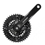 SHIMANO Shimano, FC-TY501, Crankset, 6/7/8 sp., 175mm, 24/34/42T, Riveted, Square, 47.5mm, Black